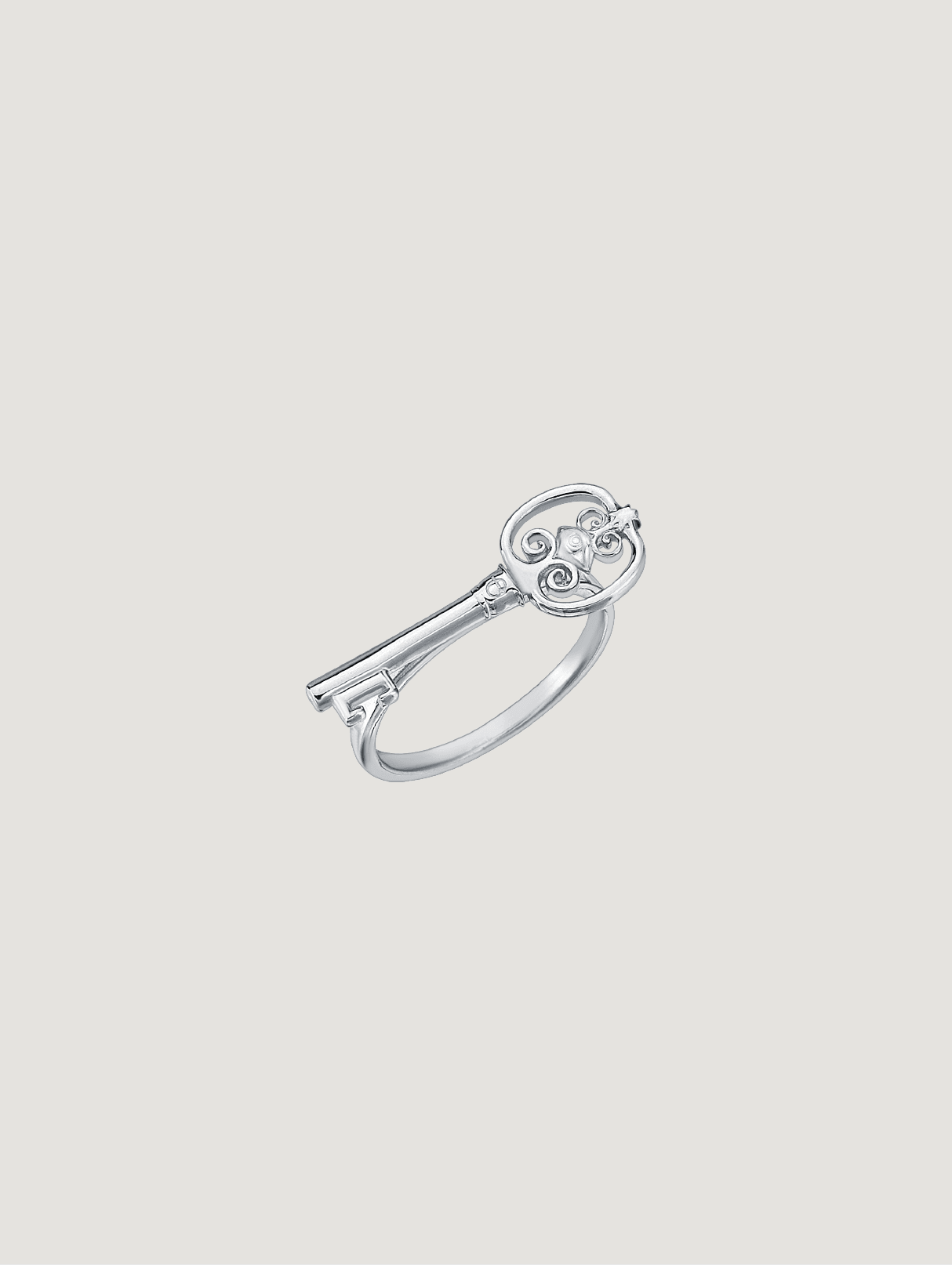 Key to Love Ring - Silver