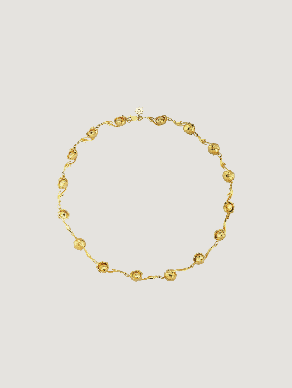 September Rose Chain Necklace - Gold PRE-ORDER