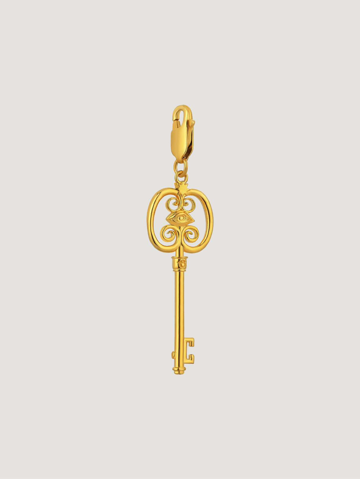 Key to Love Charm - Gold