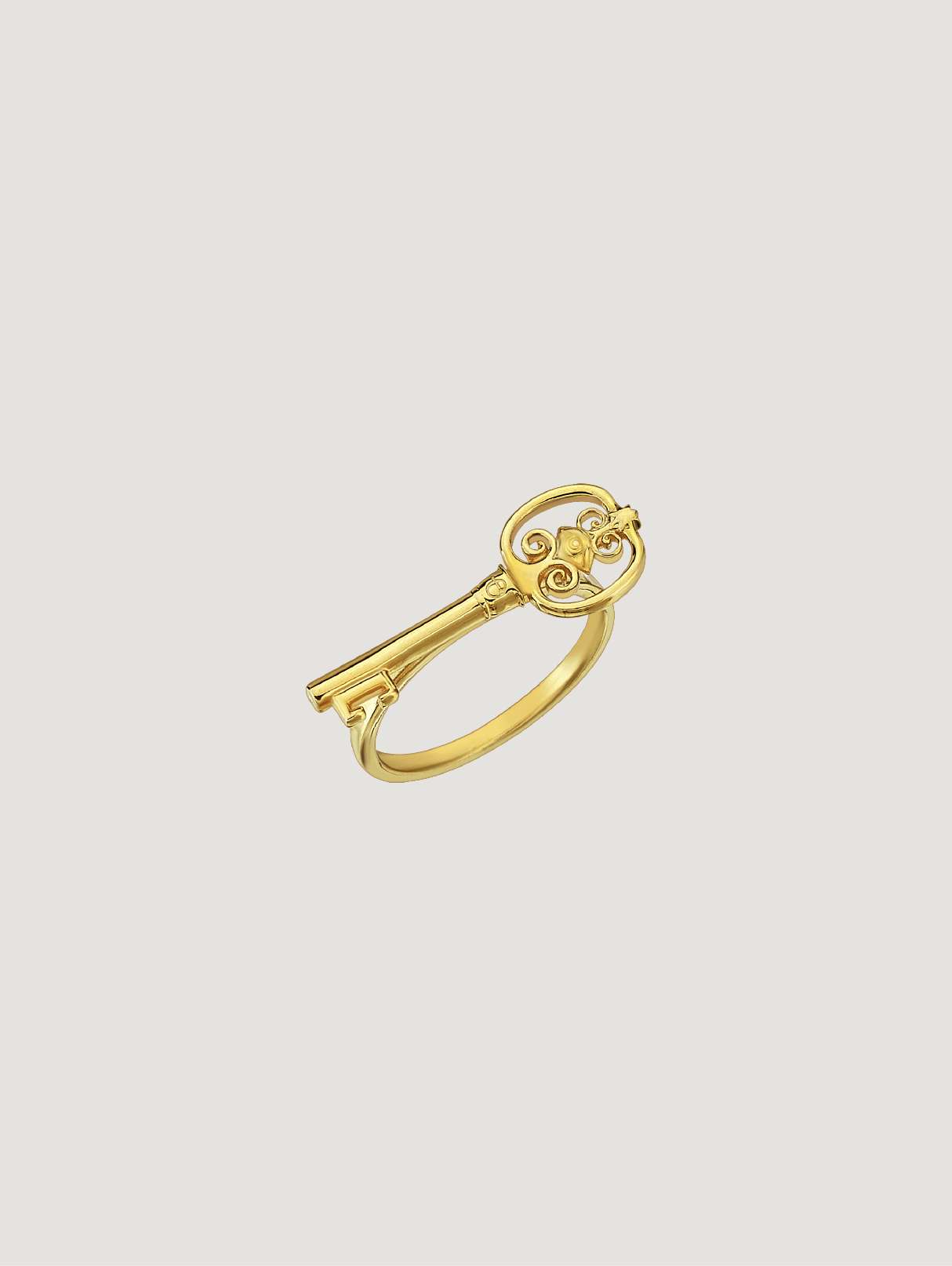 Key to Love Ring - Gold