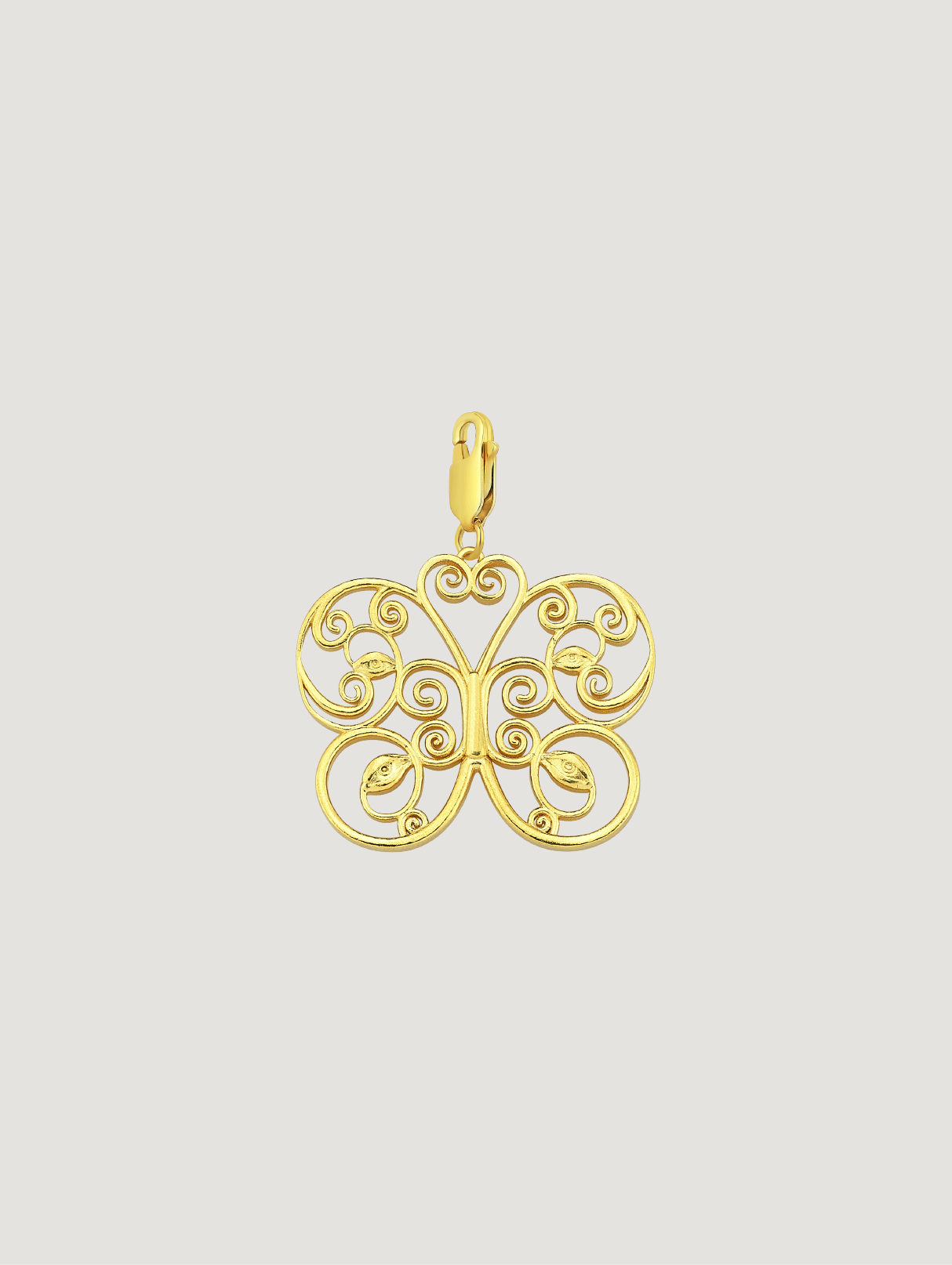 Butterfly Gate Charm - Gold