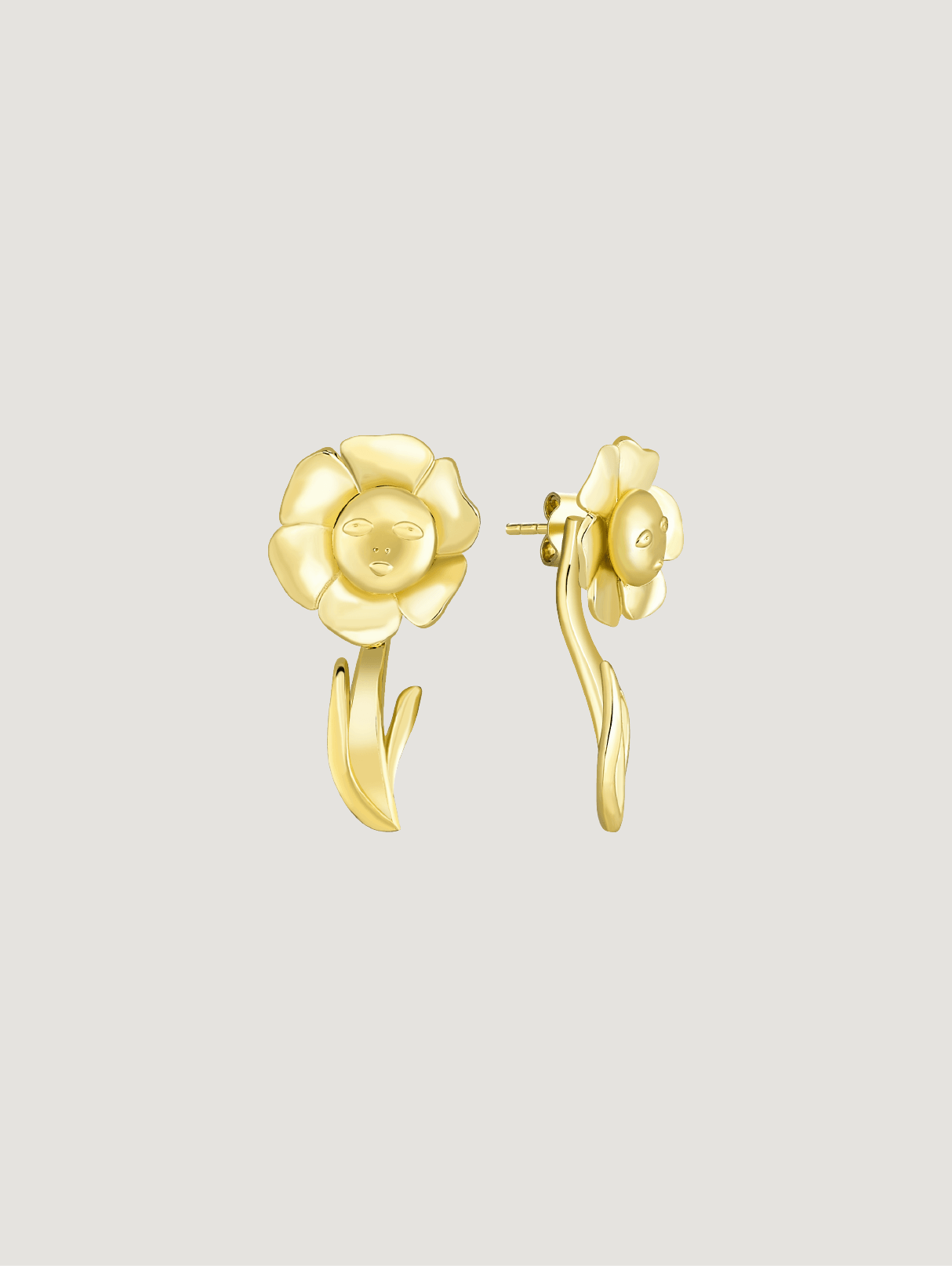 September Rose Earring - Gold