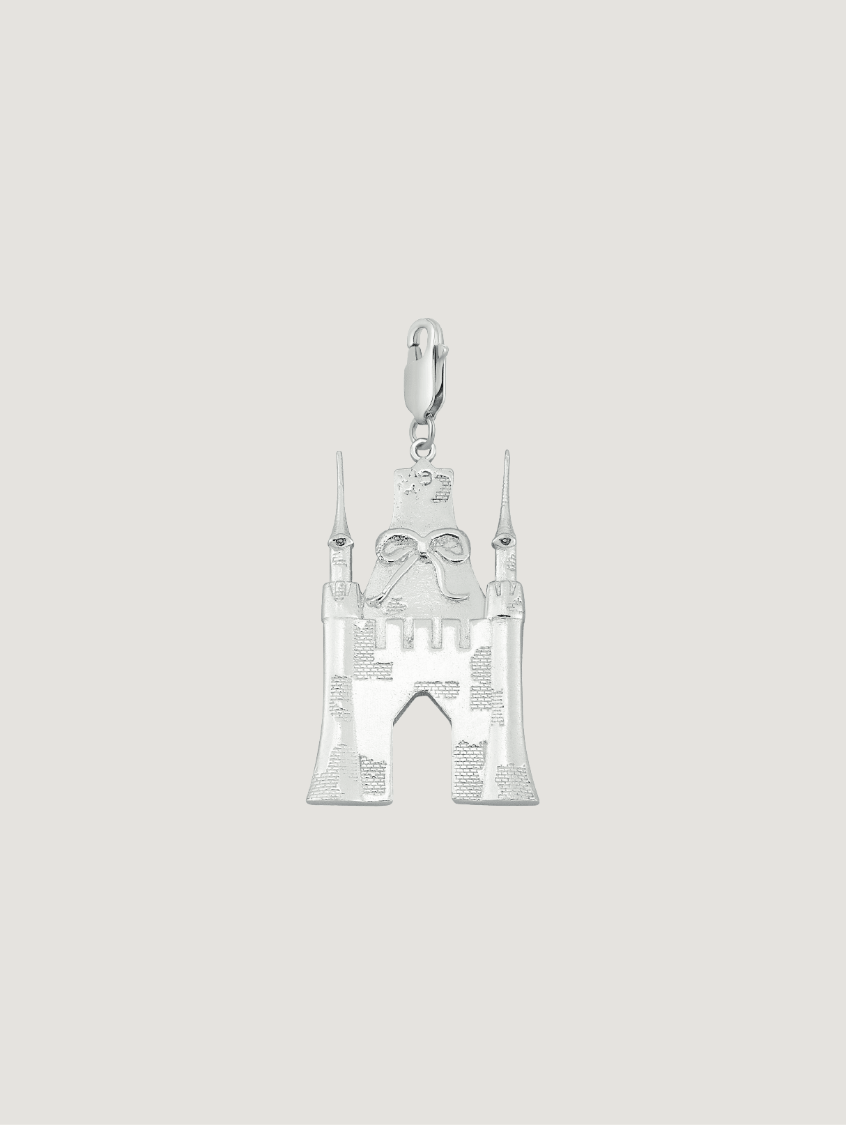 Castle Charm - Silver