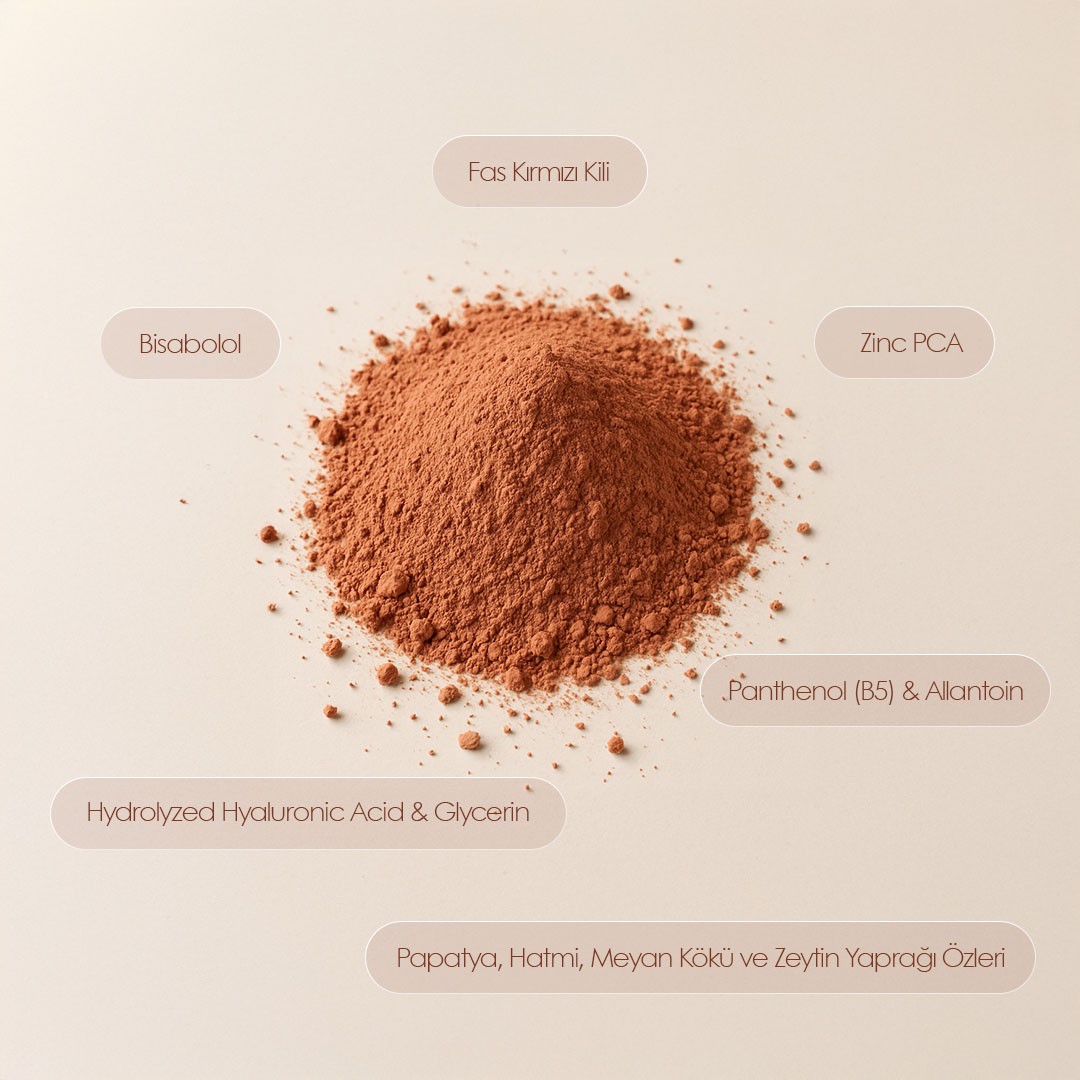 Arındırıcı ve Onarıcı Kırmızı Kil Maskesi 100ml