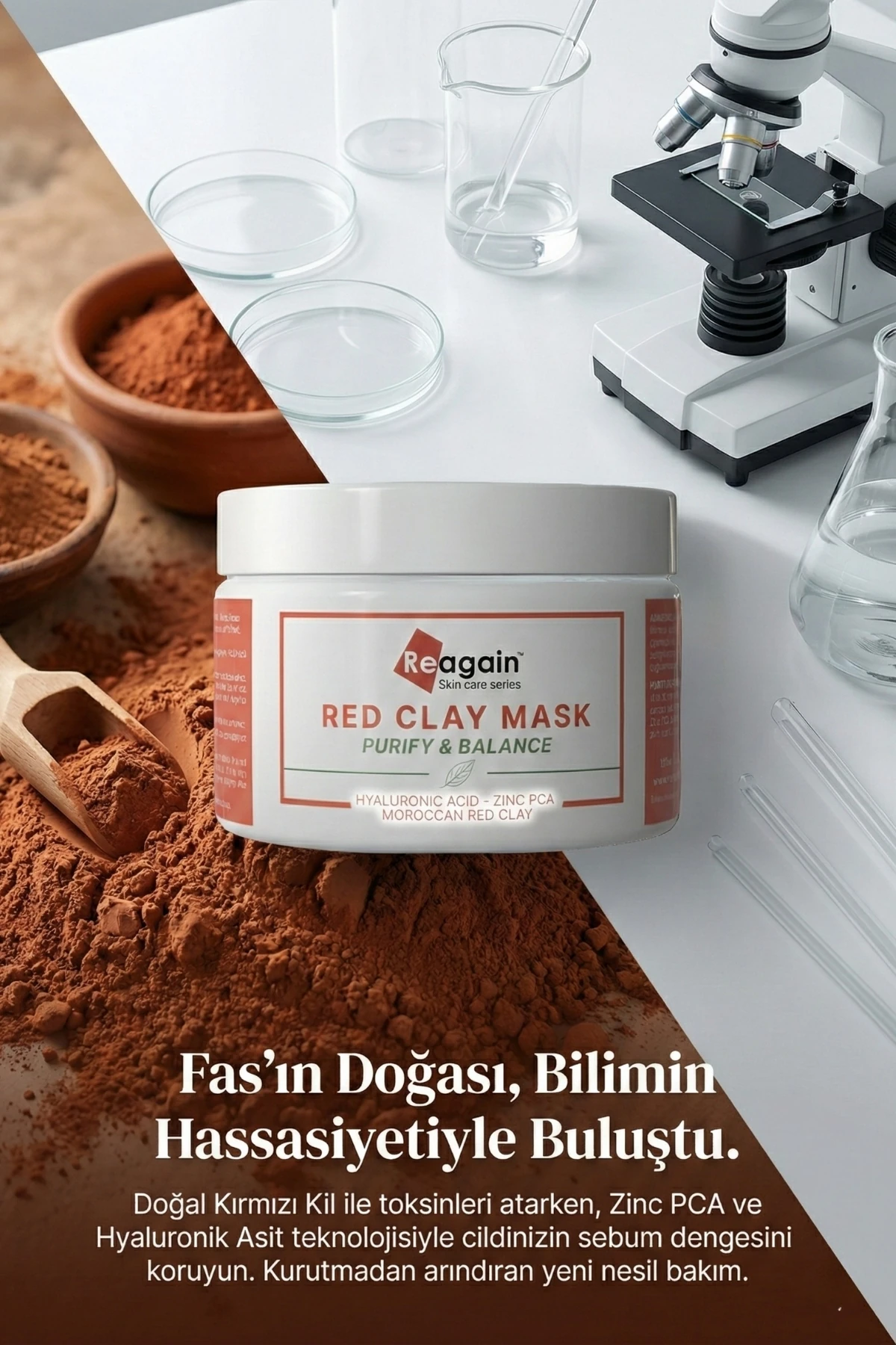 Arındırıcı ve Onarıcı Kırmızı Kil Maskesi 100ml