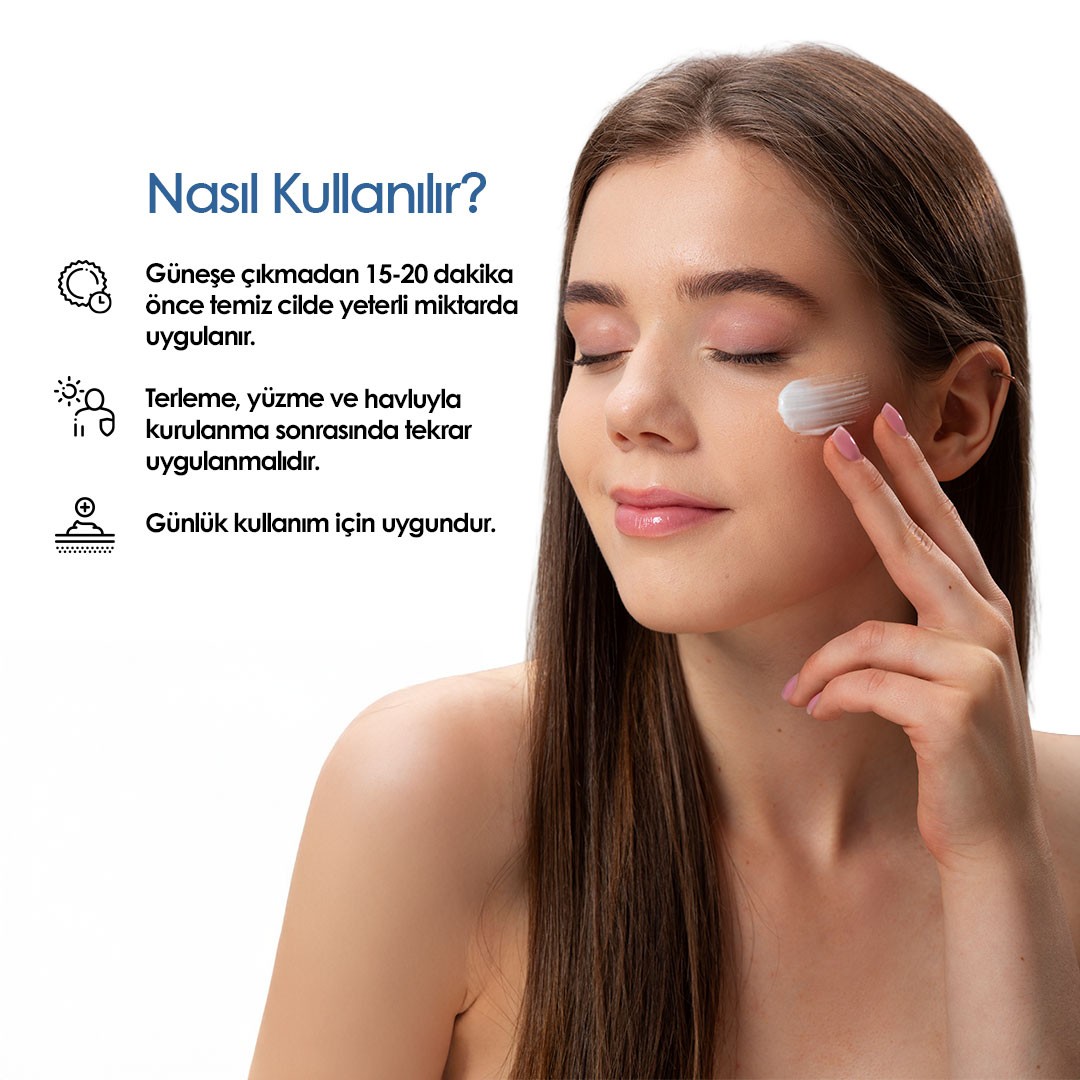 Leke Karşıtı ve Nemlendirici Güneş Koruyucu Krem 50 Spf+ 100ml