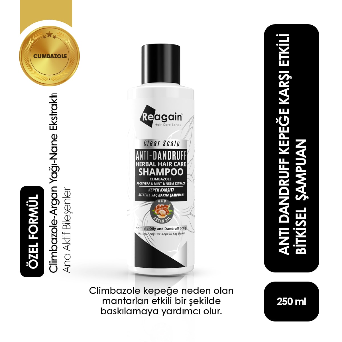 Sülfatsız ve Doğal Kepek Şampuanı 250ml