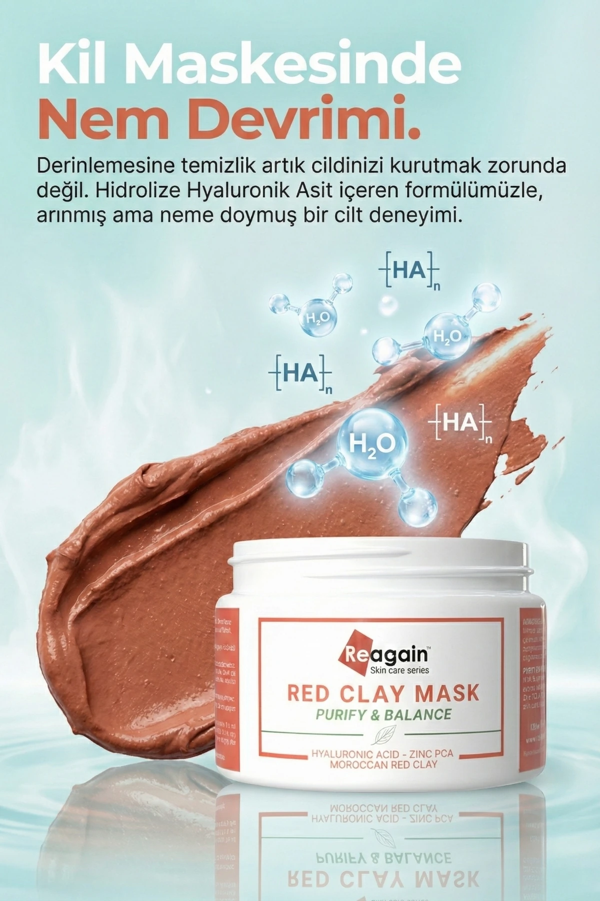 Arındırıcı ve Onarıcı Kırmızı Kil Maskesi 100ml