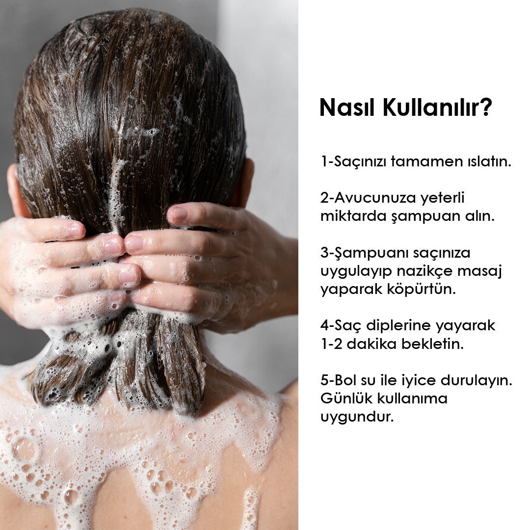 Sülfatsız ve Doğal Kepek Şampuanı 250ml