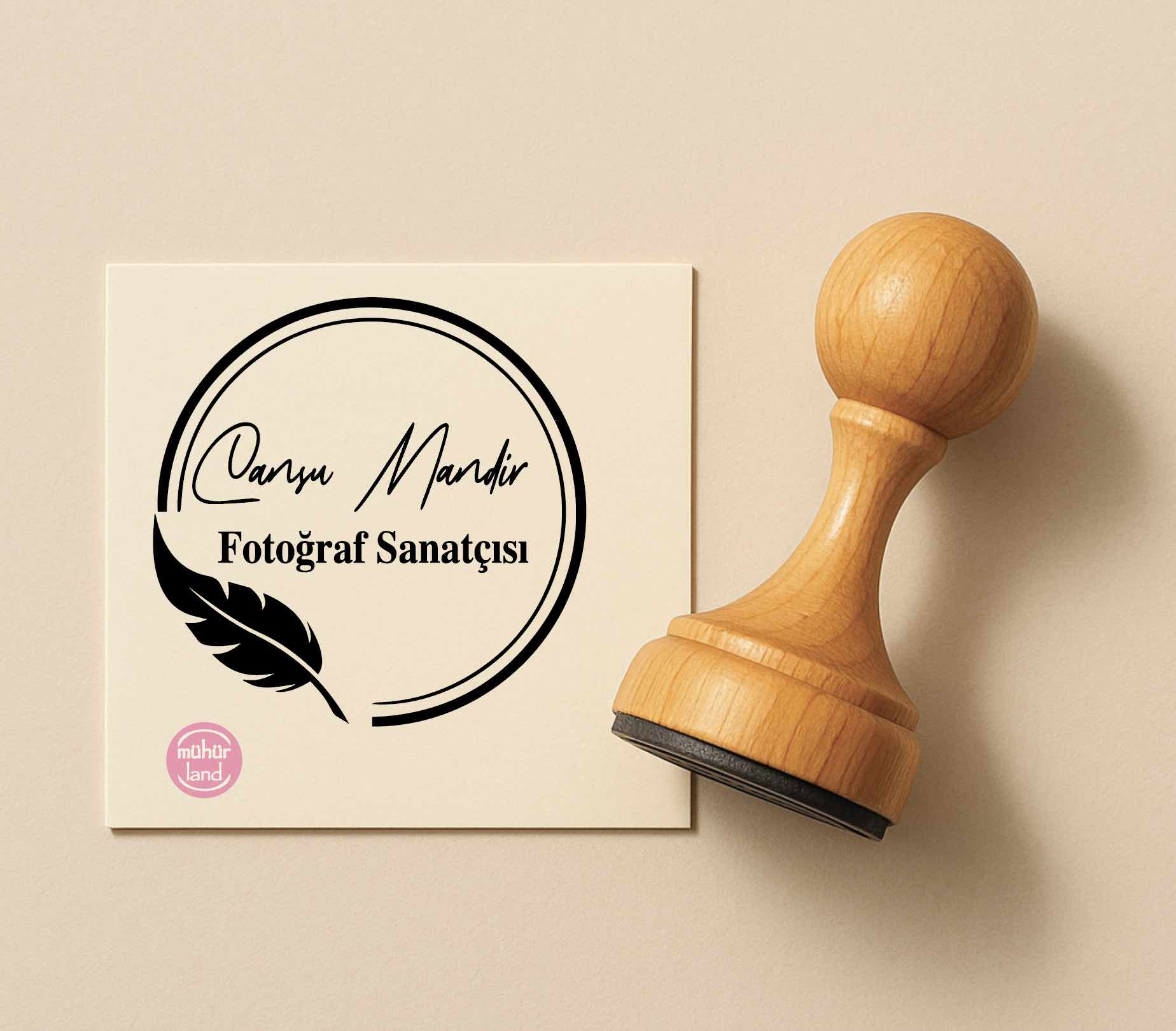 Fotoğraf Sanatçısı Mührü – Kişiye Özel Tasarım (FOT02)