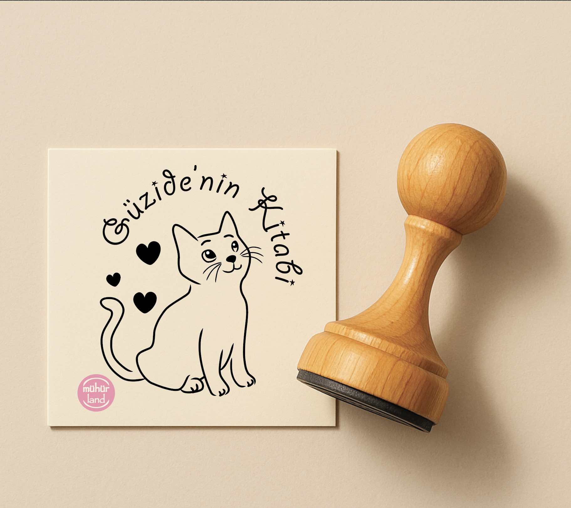 Kedi – Kitap Mührü (KED01)