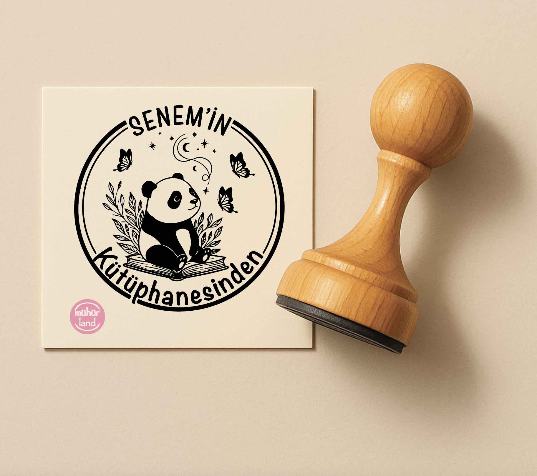 Panda ve Kelebekler – Çocuk Kitap Mührü (PAN01)