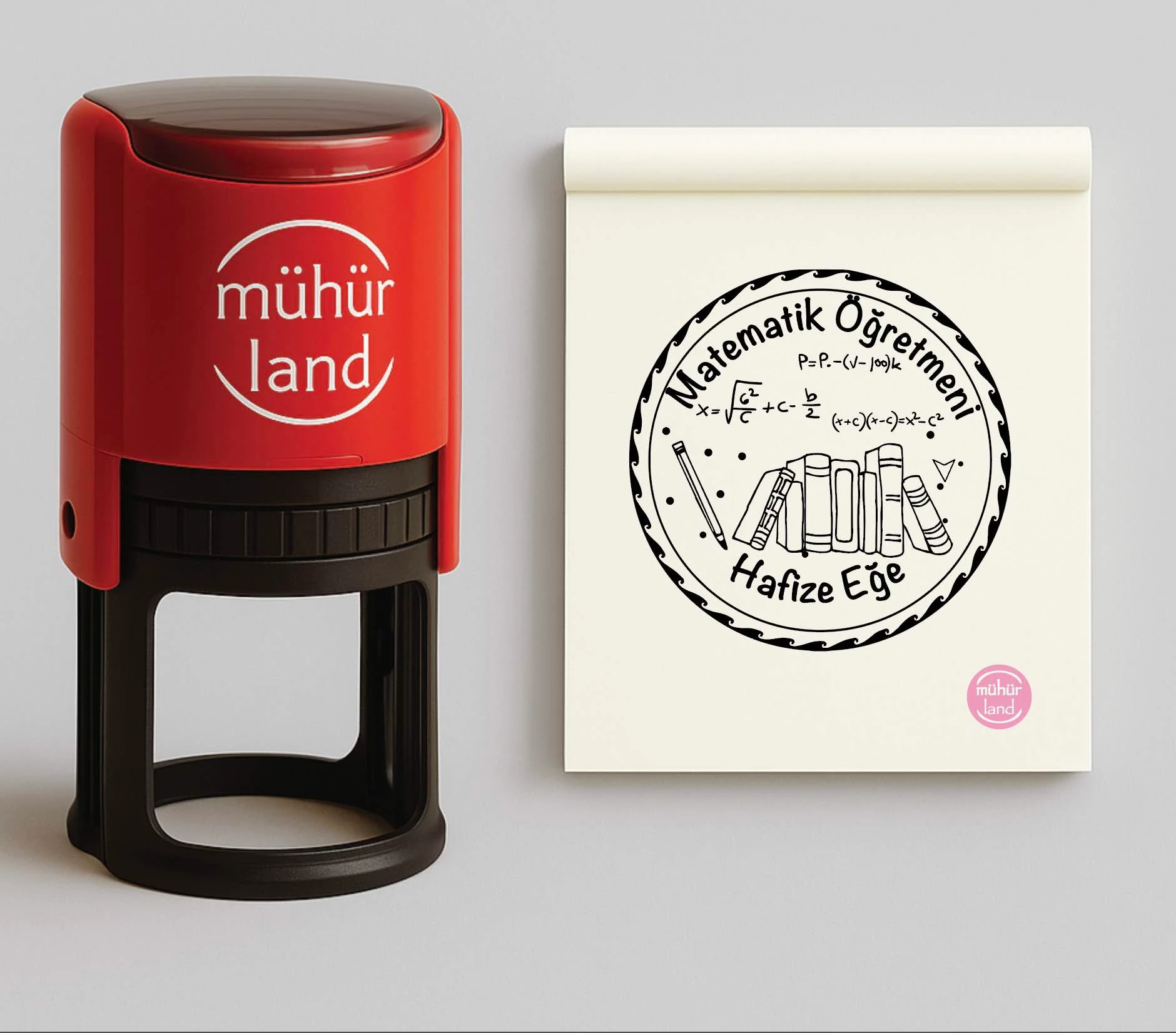 Matematik Öğretmeni Kaşesi Kitaplı [BRA11]