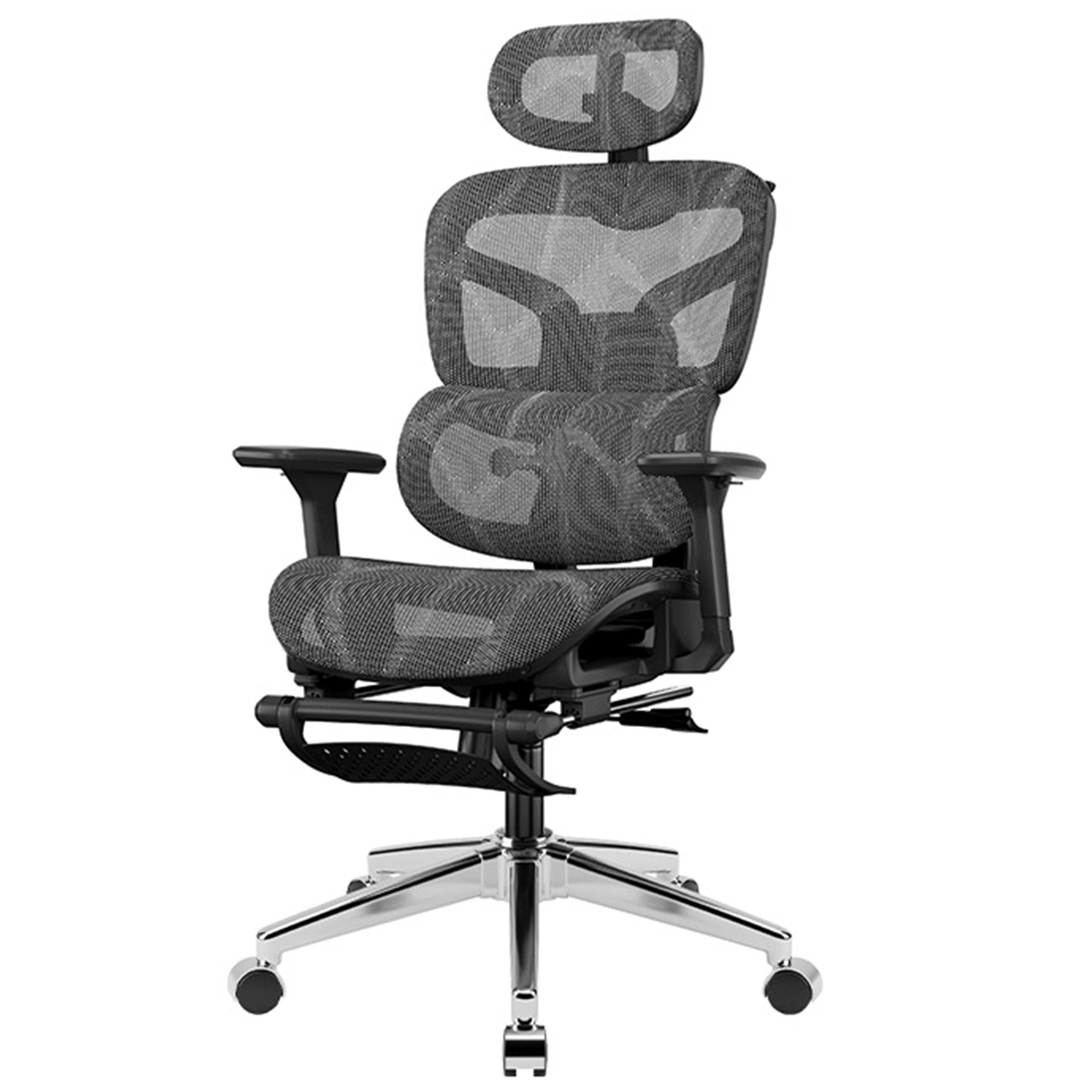 X200 Pro Fileli Ofis ve Çalışma Sandalyesi Ayak Uzatmalı Siyah