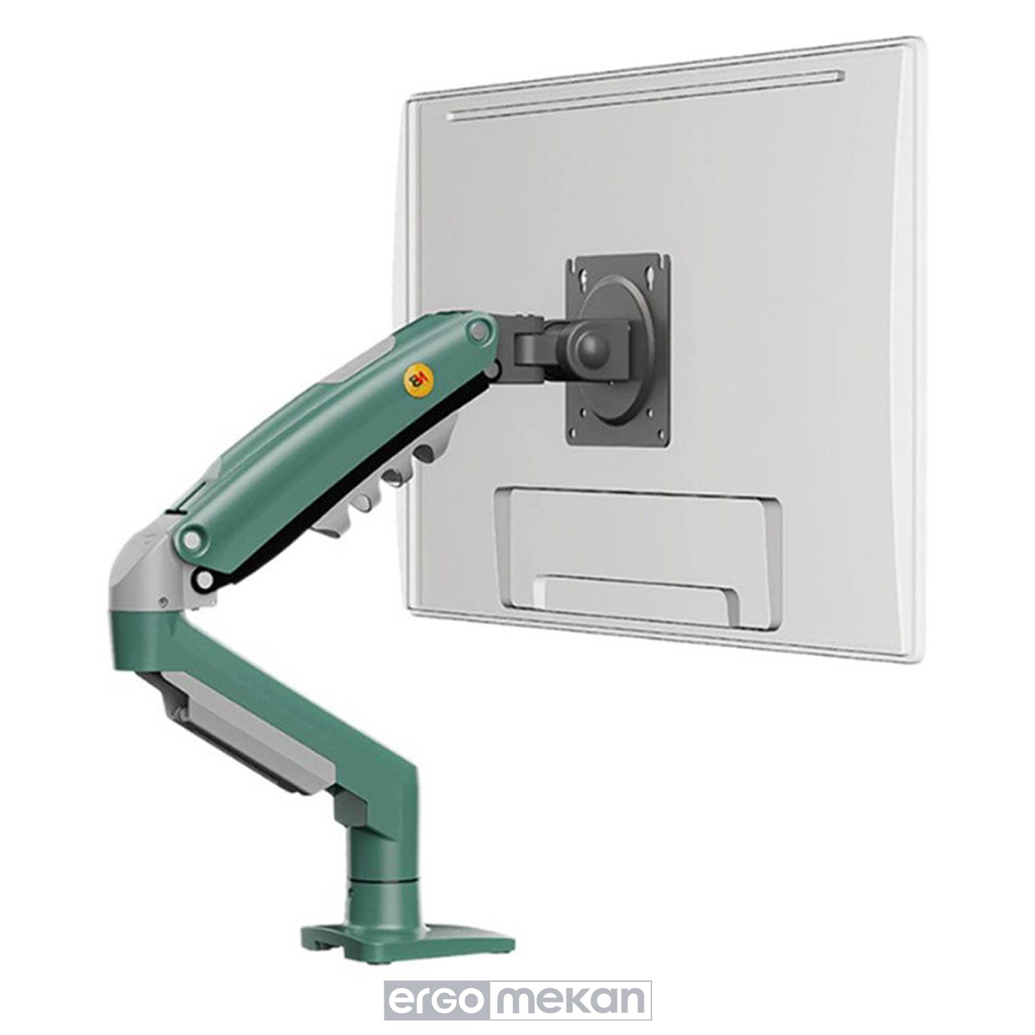 North Bayou NB F80 (2025 Yeni Model) Amortisörlü Tekli Monitör Standı Yeşil (17-32 İNÇ)-(2-9 KG)