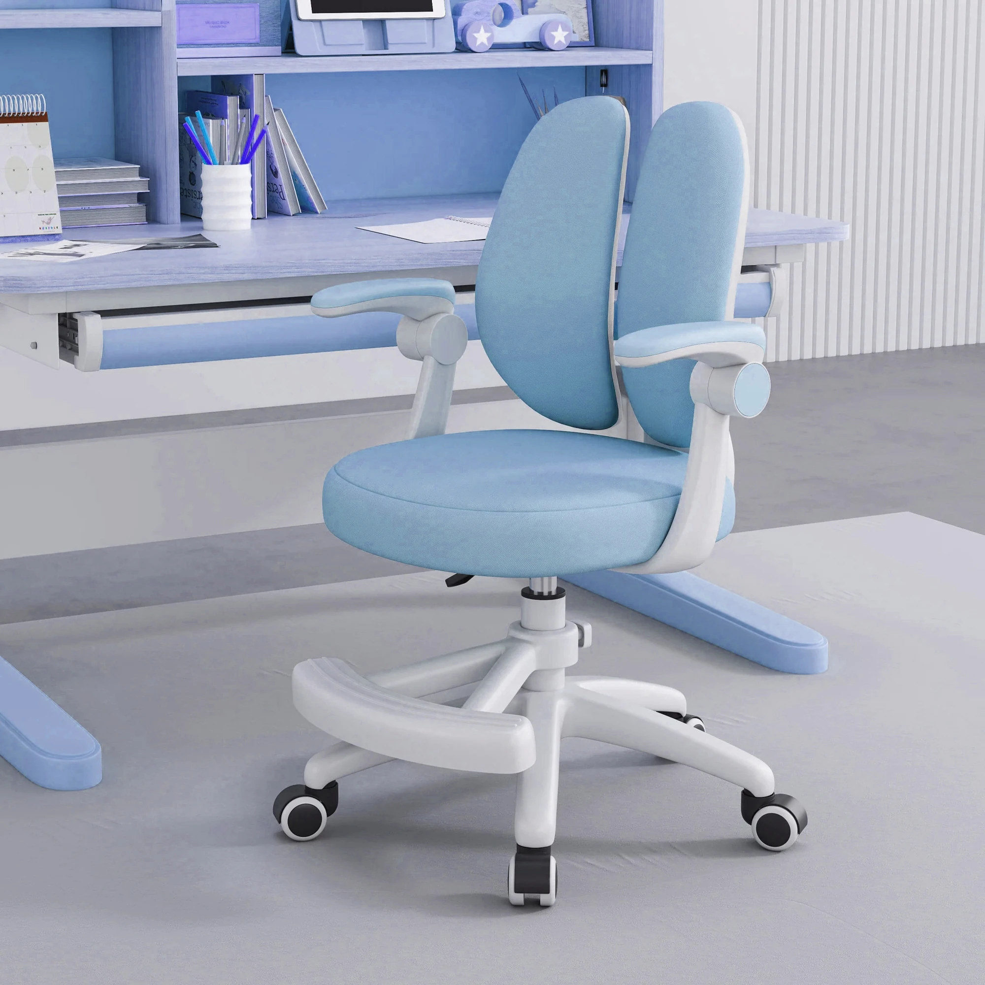Puffy Çocuk Çalışma Sandalyesi Mavi