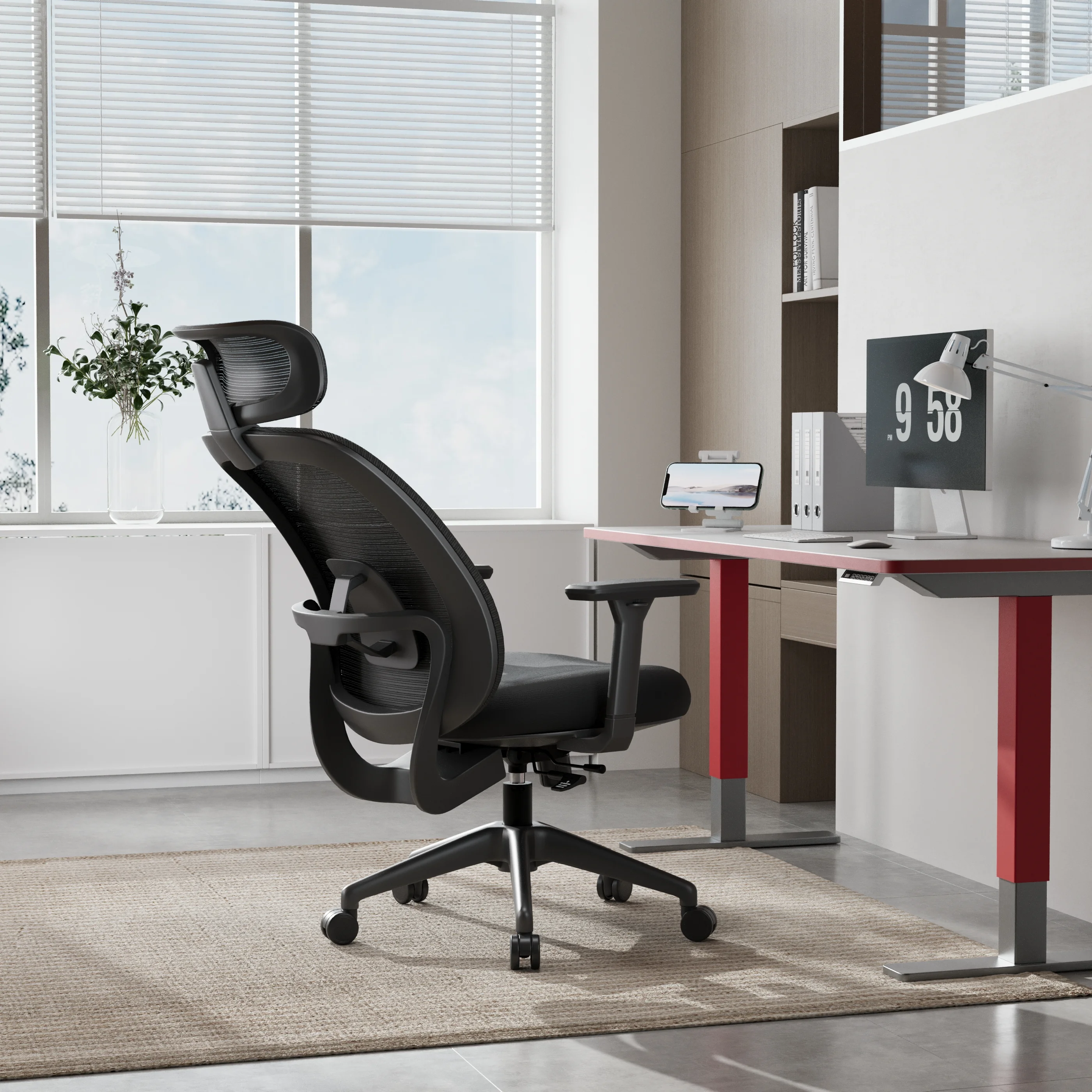 X100 Comfort Fileli Ofis ve Çalışma Sandalyesi Siyah