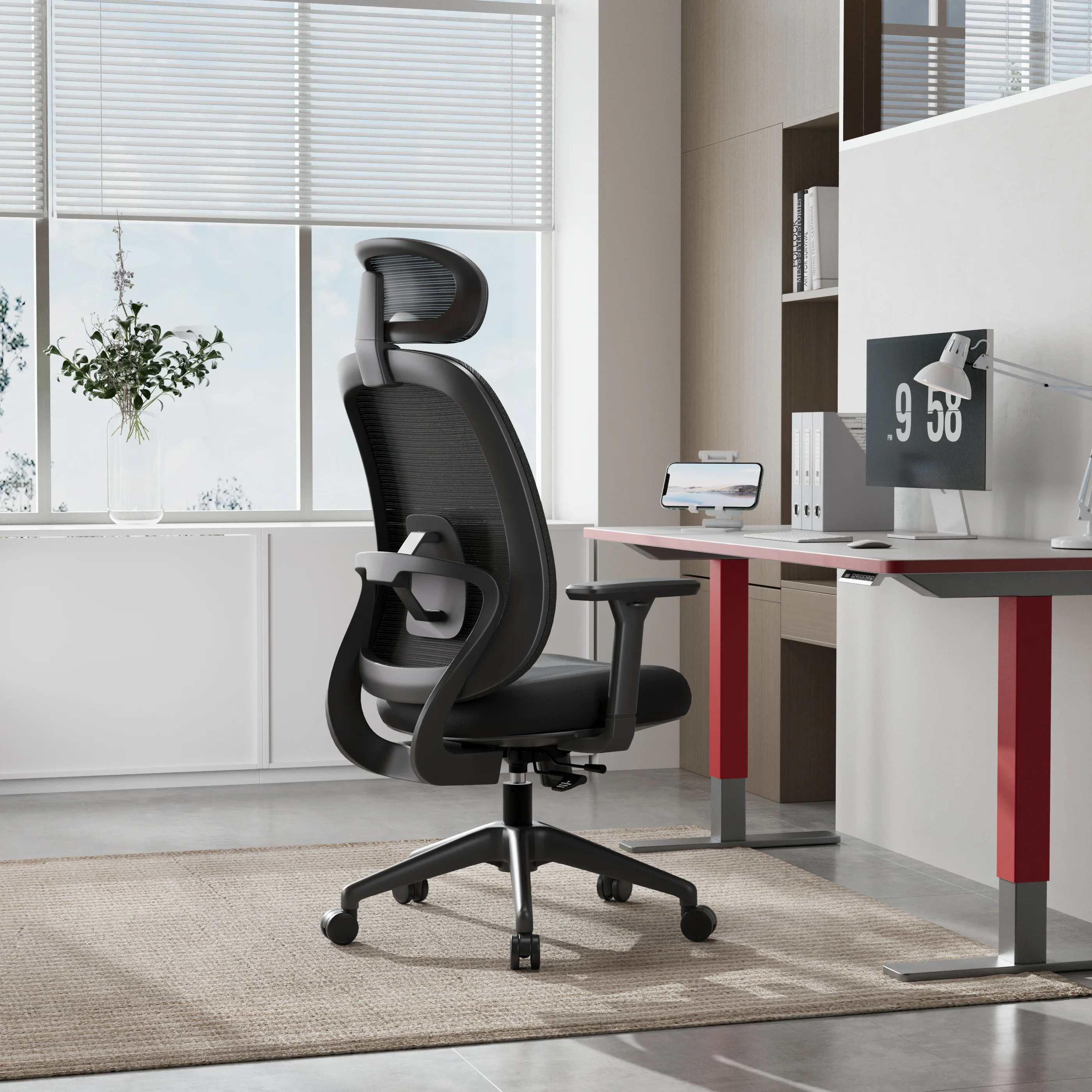 X100 Comfort Fileli Ofis ve Çalışma Sandalyesi Siyah