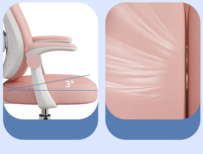 Puffy Çocuk Çalışma Sandalyesi Pembe