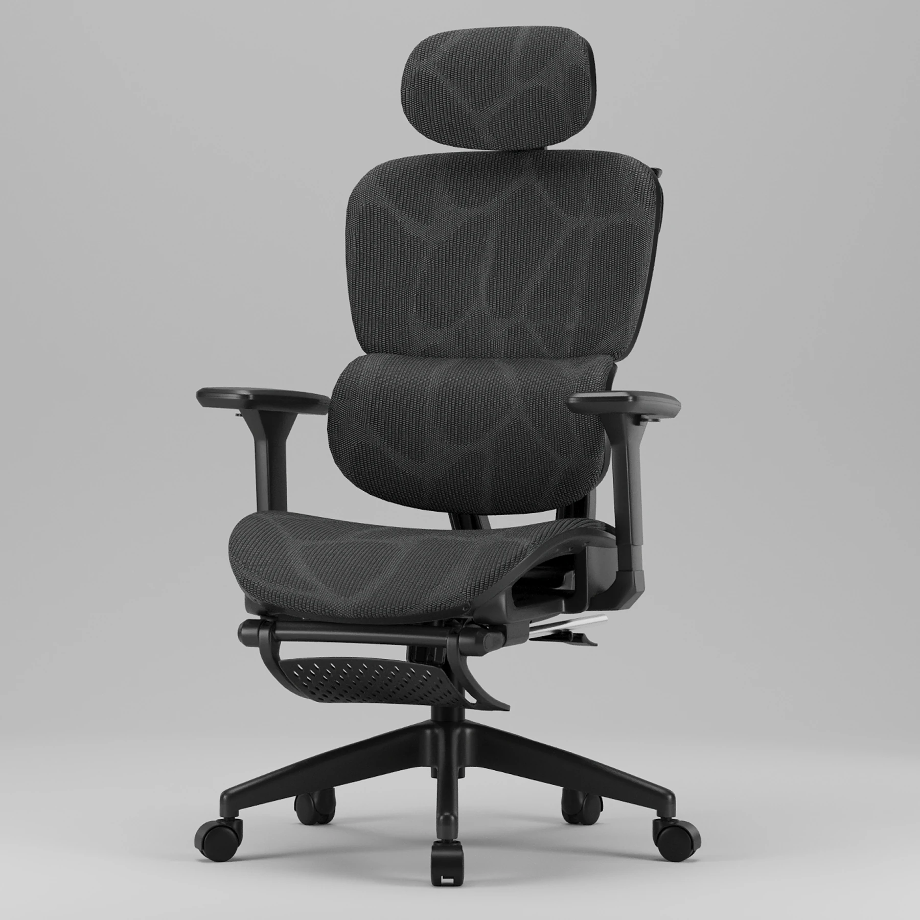 X200 Pro Fileli Ofis ve Çalışma Sandalyesi Ayak Uzatmalı Siyah