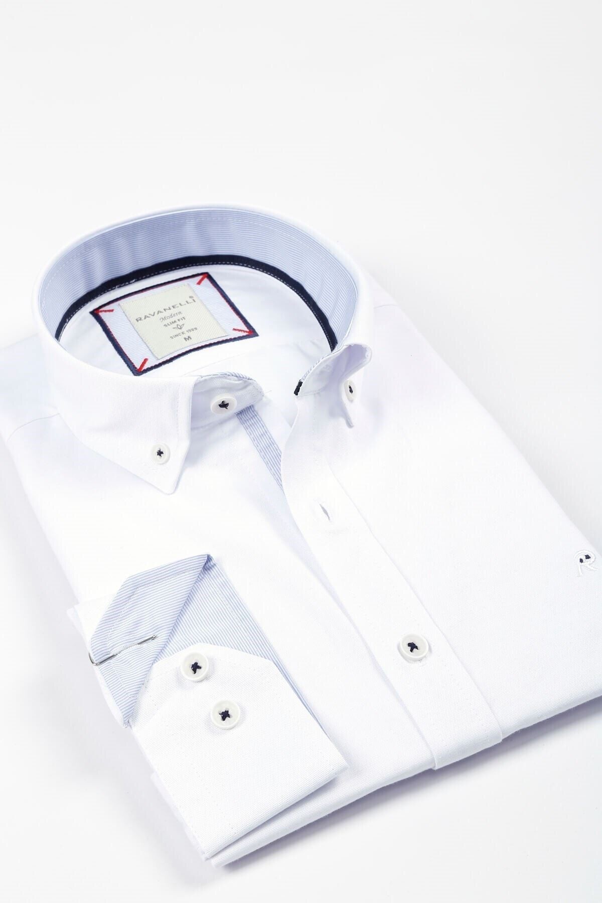 Beyaz Slim Fit Gömlek