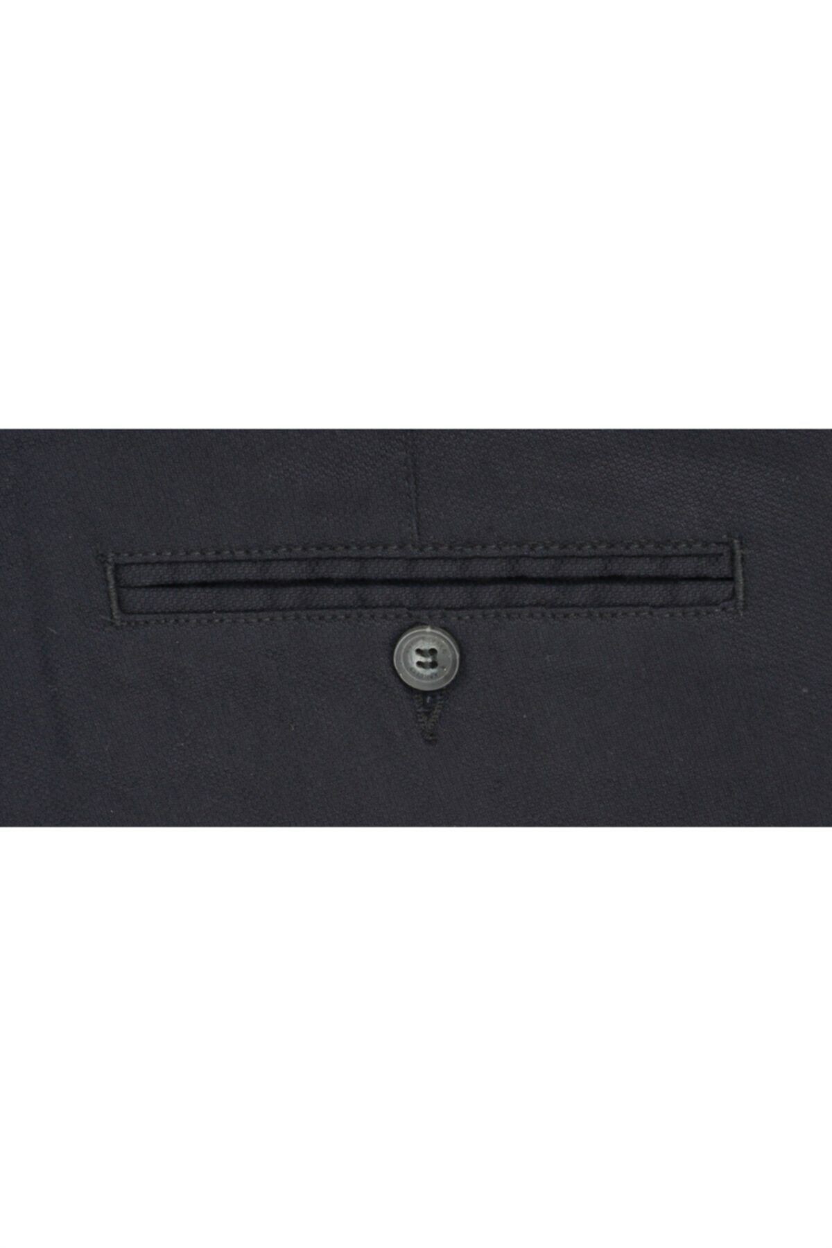 Erkek Lacivert Regular Fıt Gabardin Pantolon