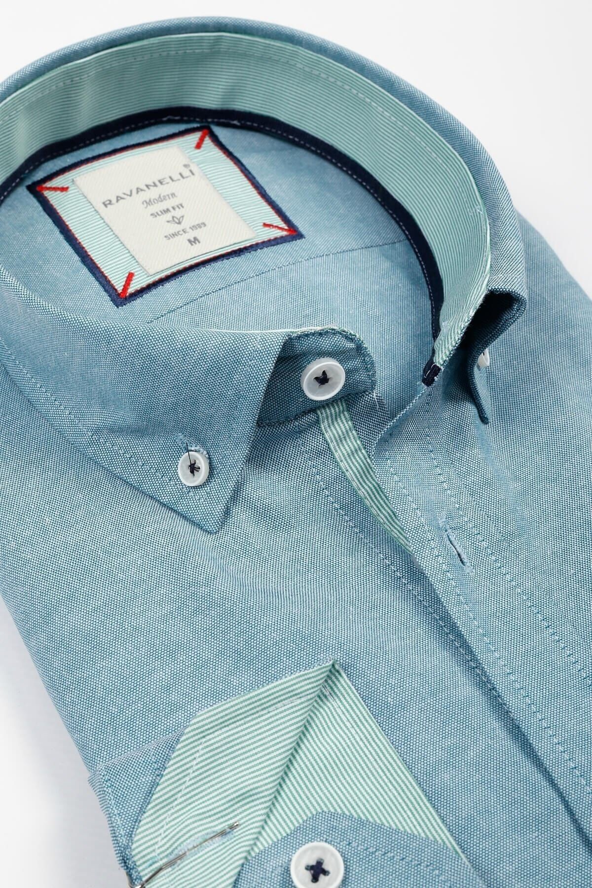 Açık Yeşil Slim Fit Gömlek
