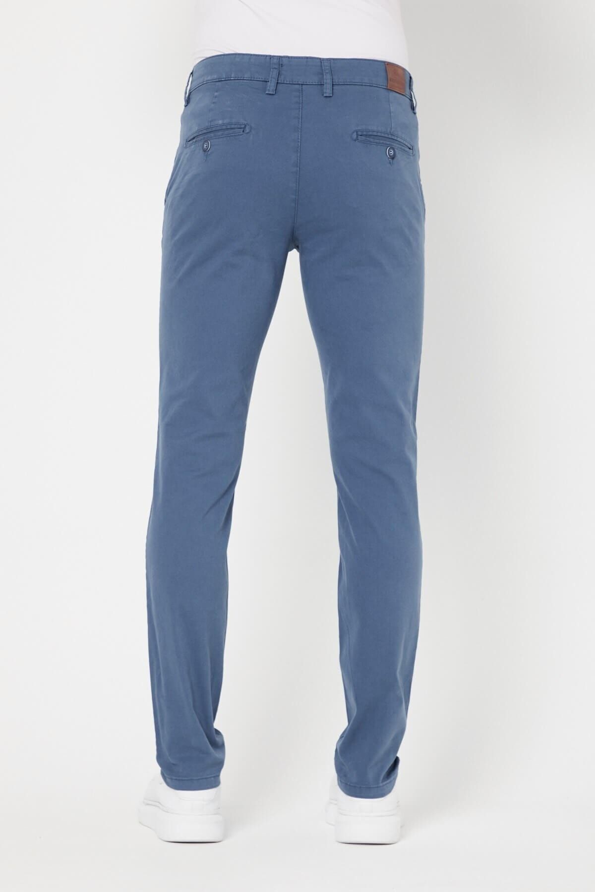 Parlement Gabardin Chıno Yan Cepli Keten Regular Fit Pantolon