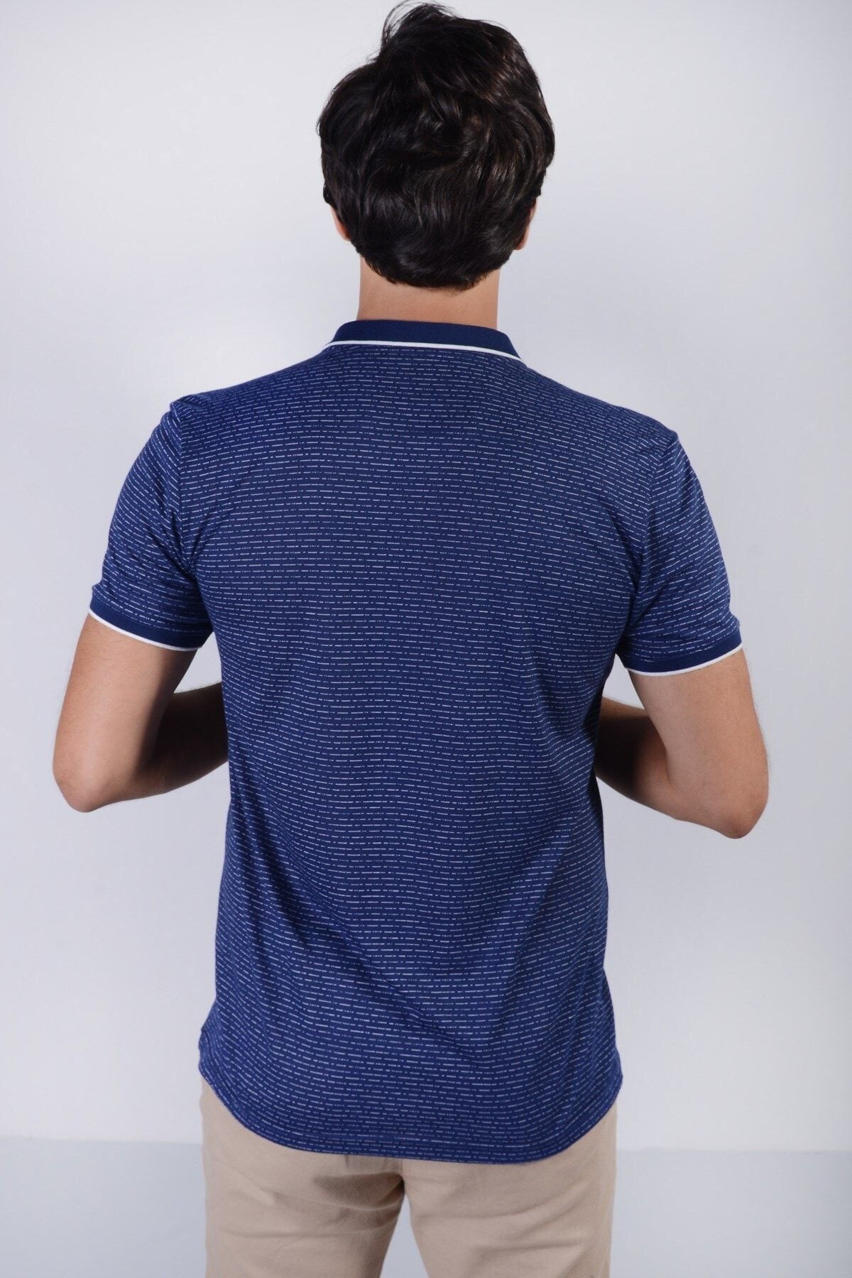 Erkek Lacivert Polo Yaka T-shirt
