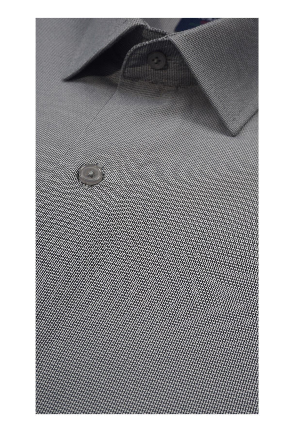 Erkek Extra Slim Fit Armürlü Gömlek