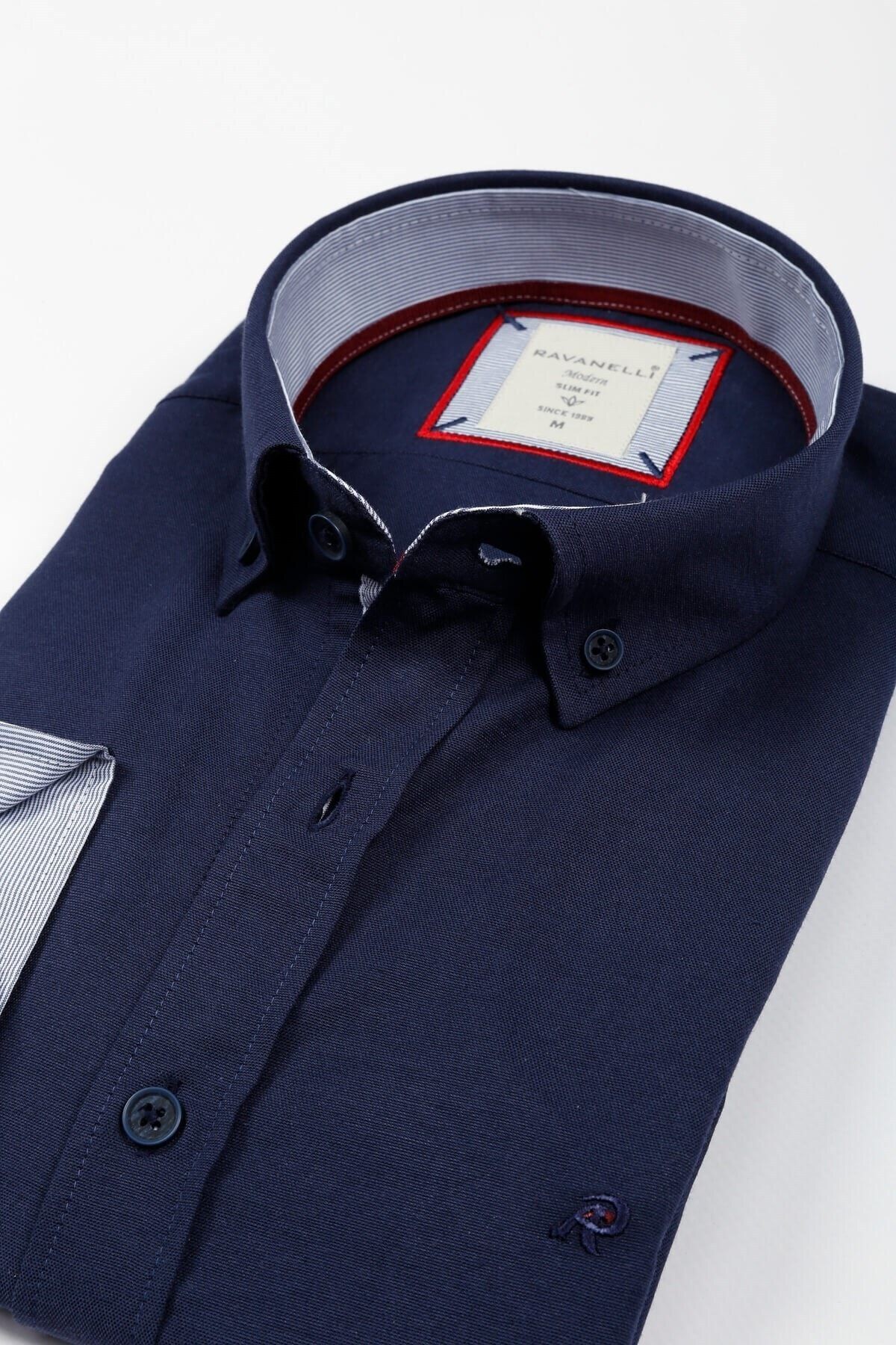 Lacivert Slim Fit Gömlek