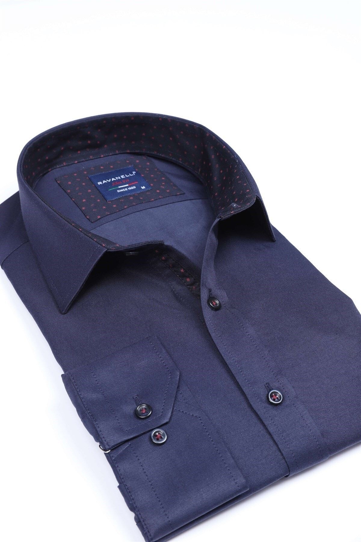 Lacivert Slim Fit Gömlek