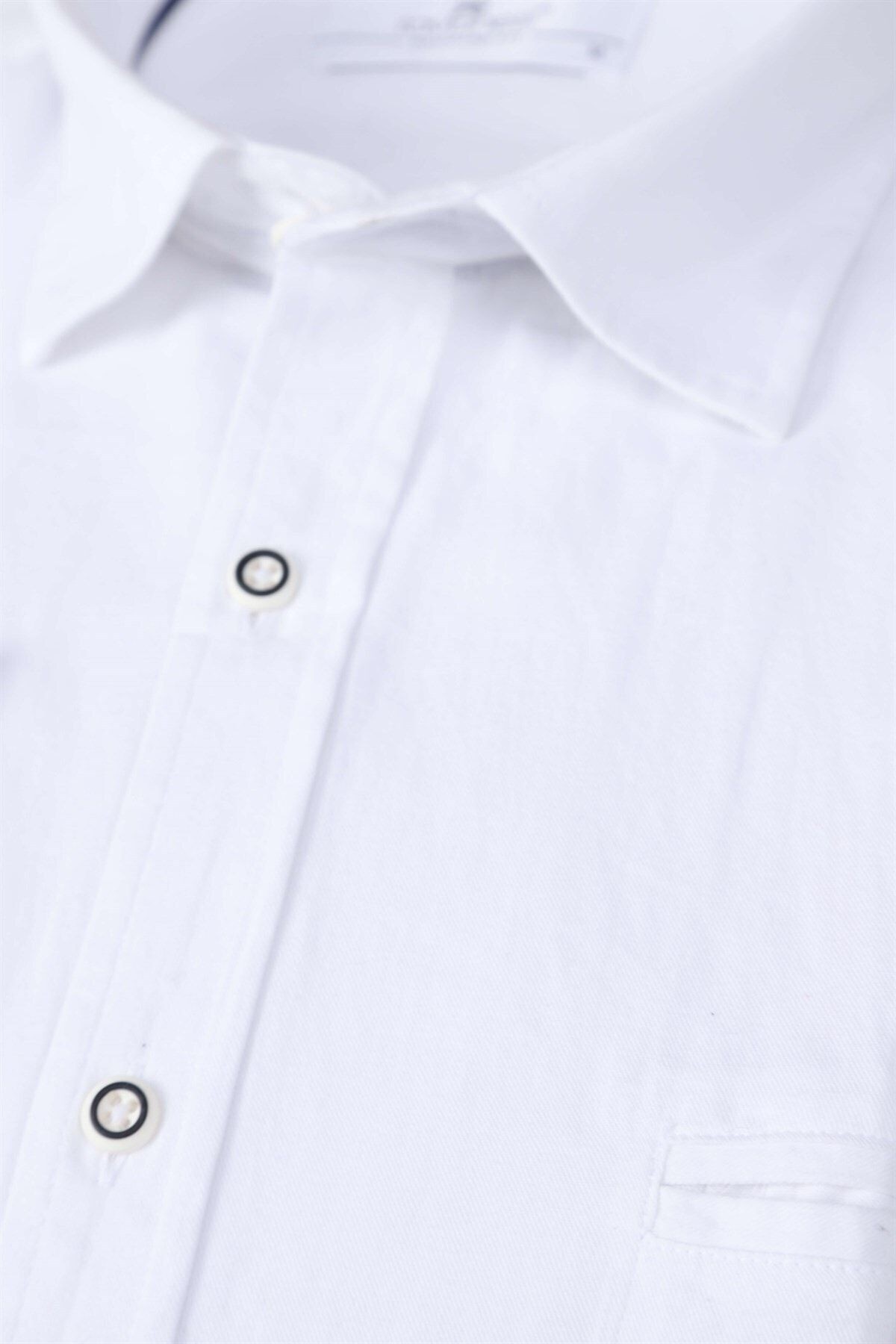 Beyaz Pamuklu Slim Fit Gömlek