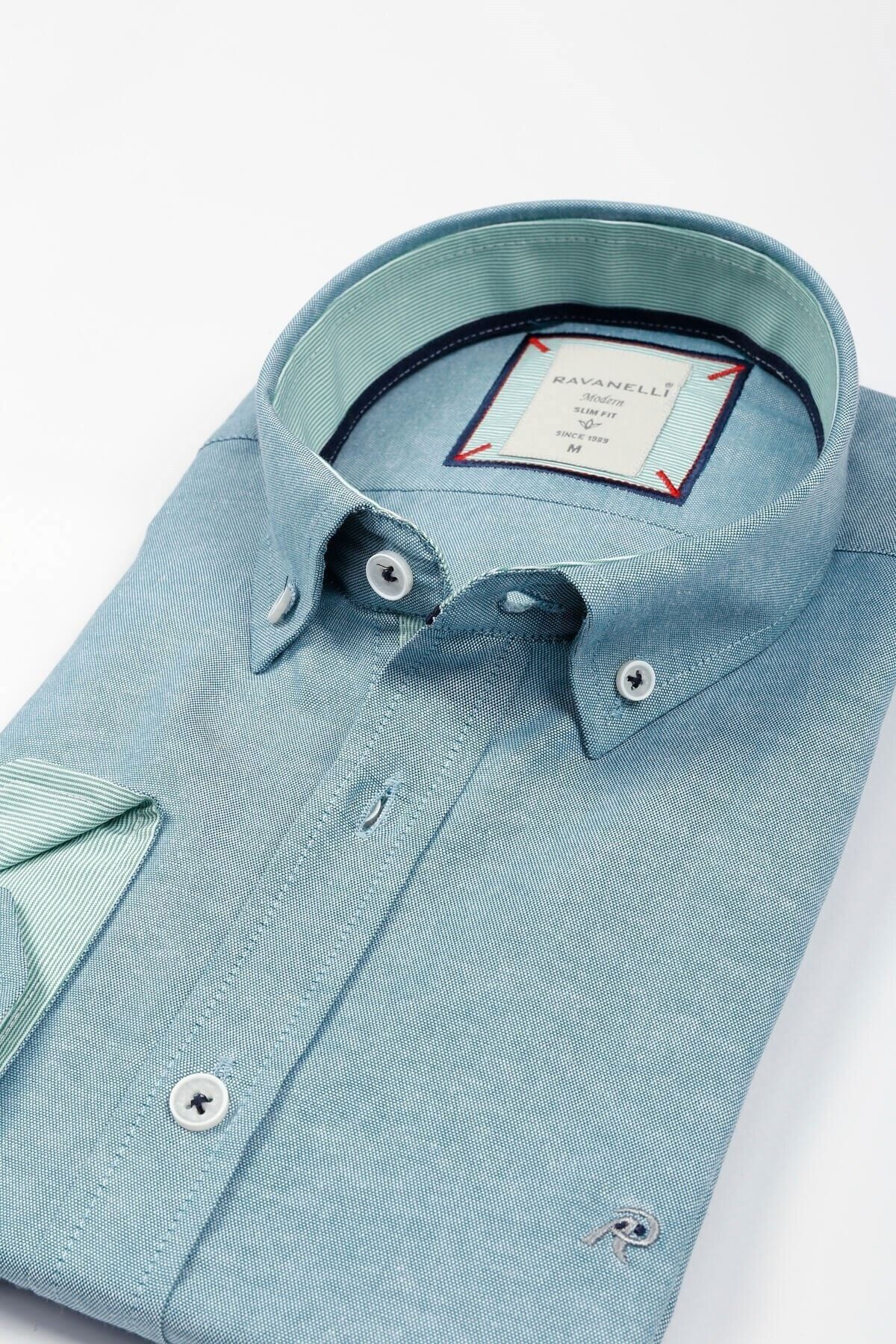 Açık Yeşil Slim Fit Gömlek