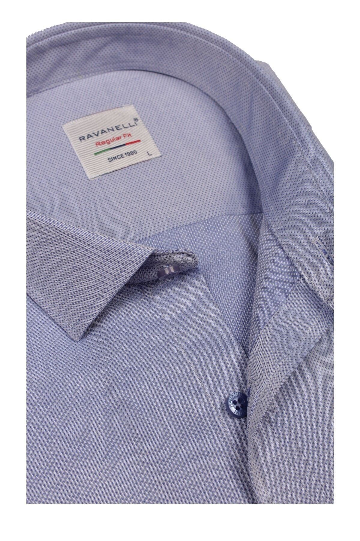 Regular Fit Armürlü Erkek Gömlek
