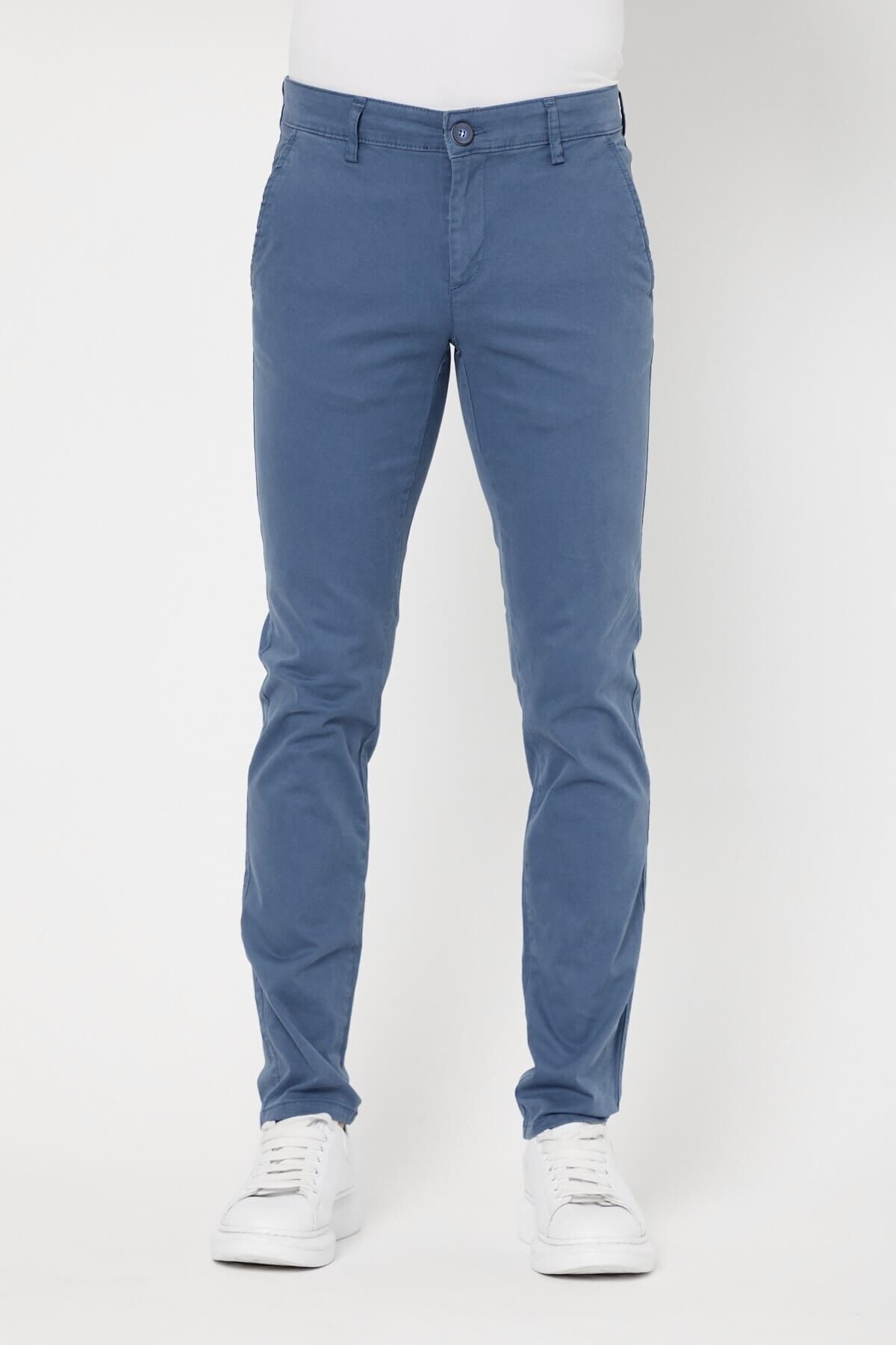 Parlement Gabardin Chıno Yan Cepli Keten Regular Fit Pantolon