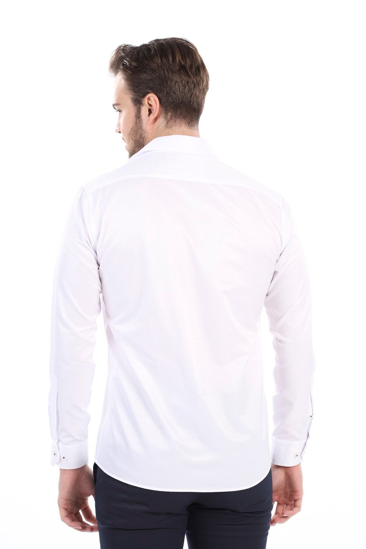 Beyaz Slim Fit Gömlek