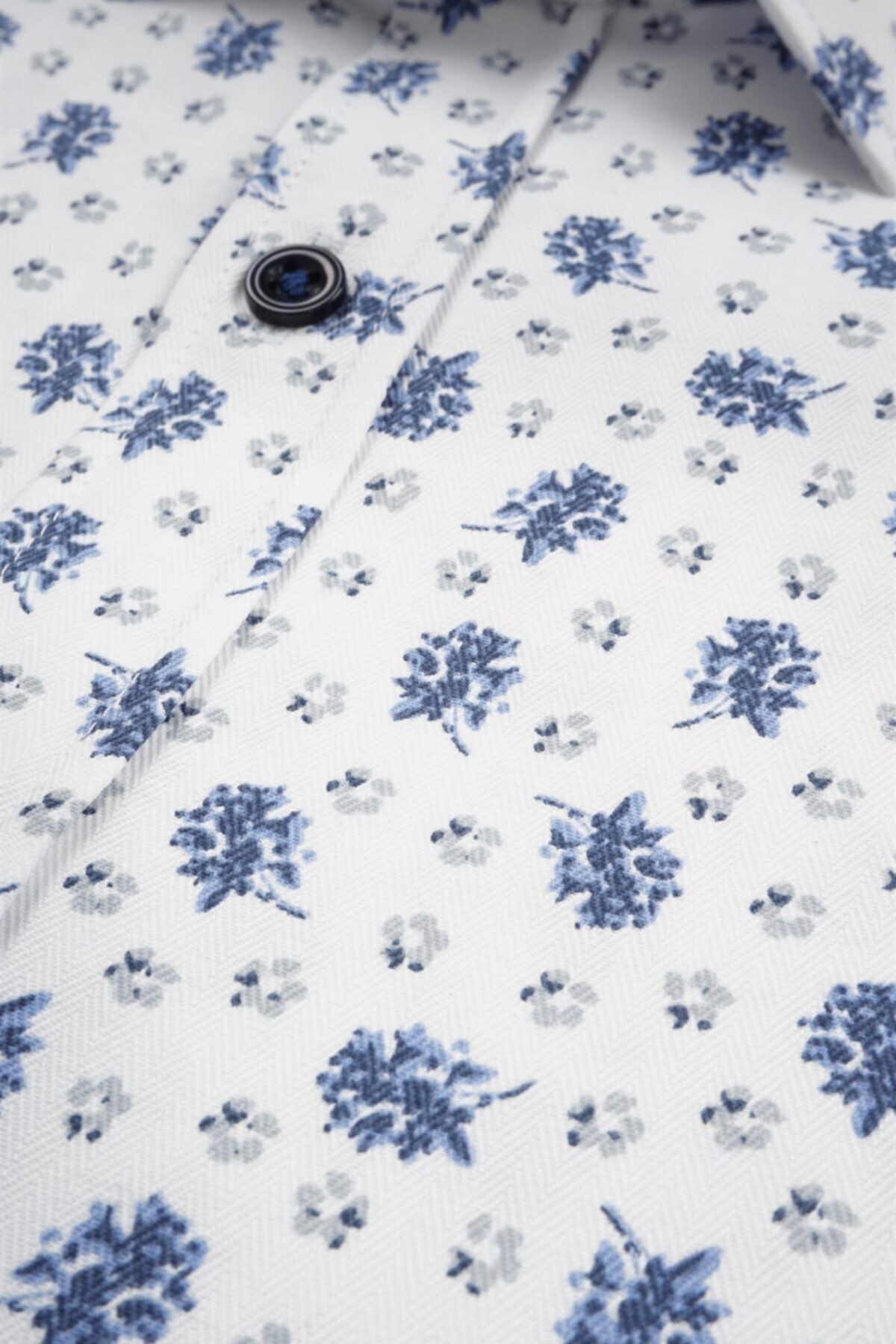 Slim Fit Baskılı Erkek Gömlek