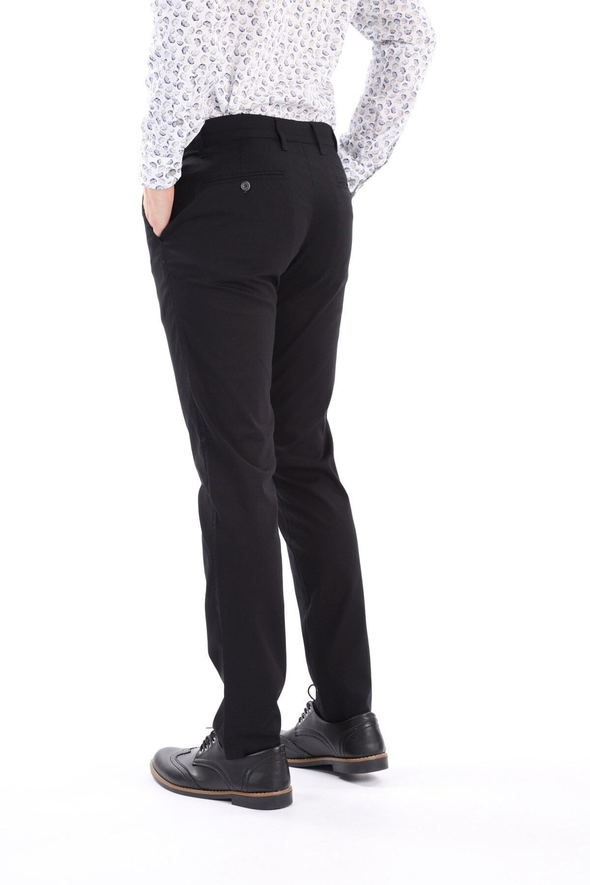 Erkek Lacivert Chıno Regular Fit Pantolon