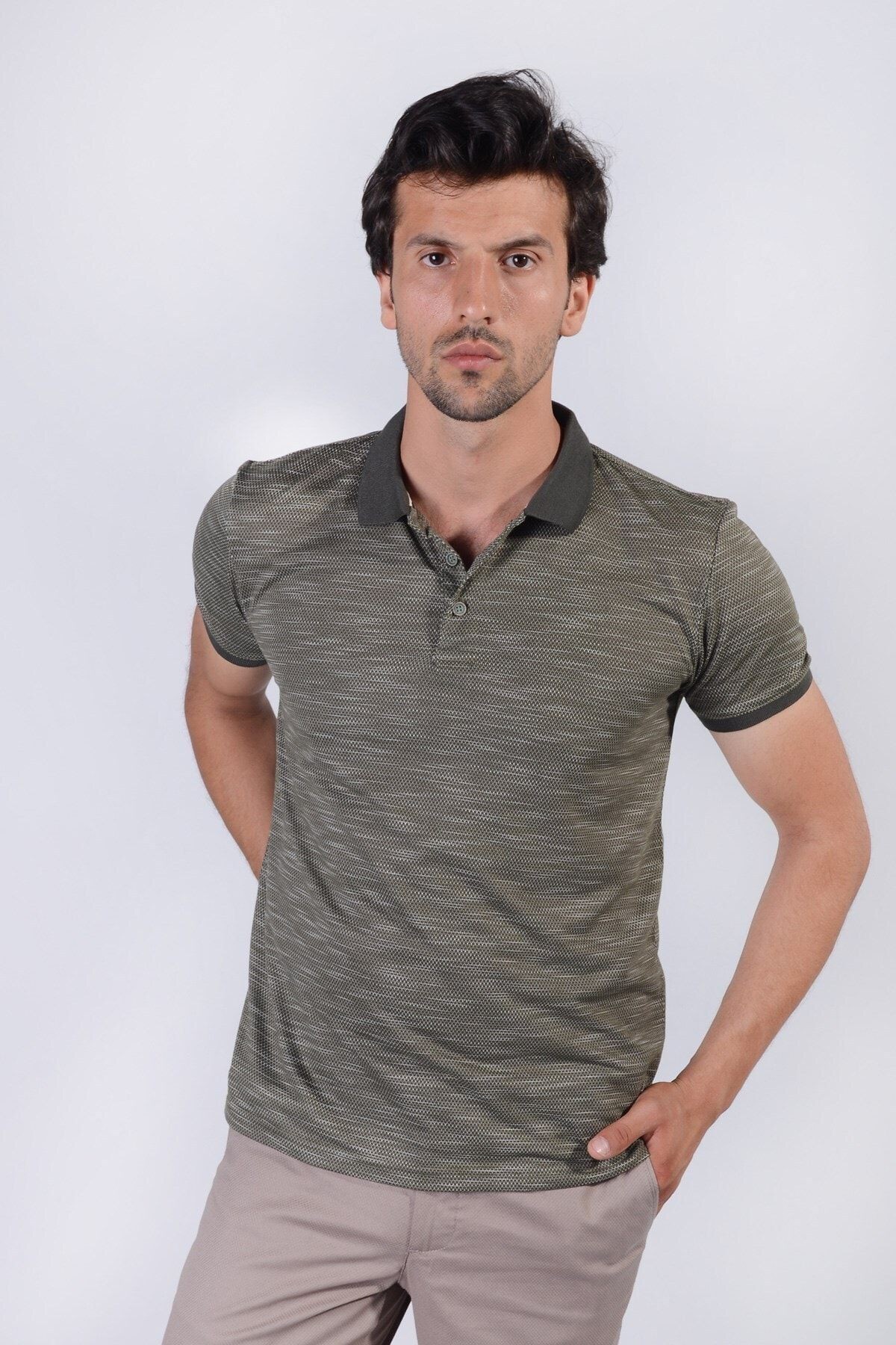 Erkek Yeşil Regular Fit T-Shirt
