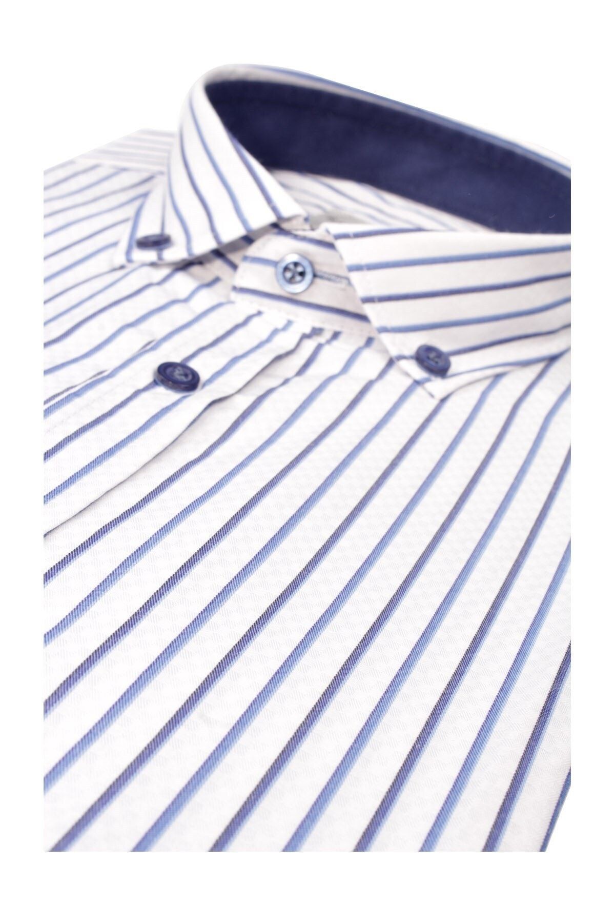 Regular Fit Baskılı Şambre Erkek Gömlek
