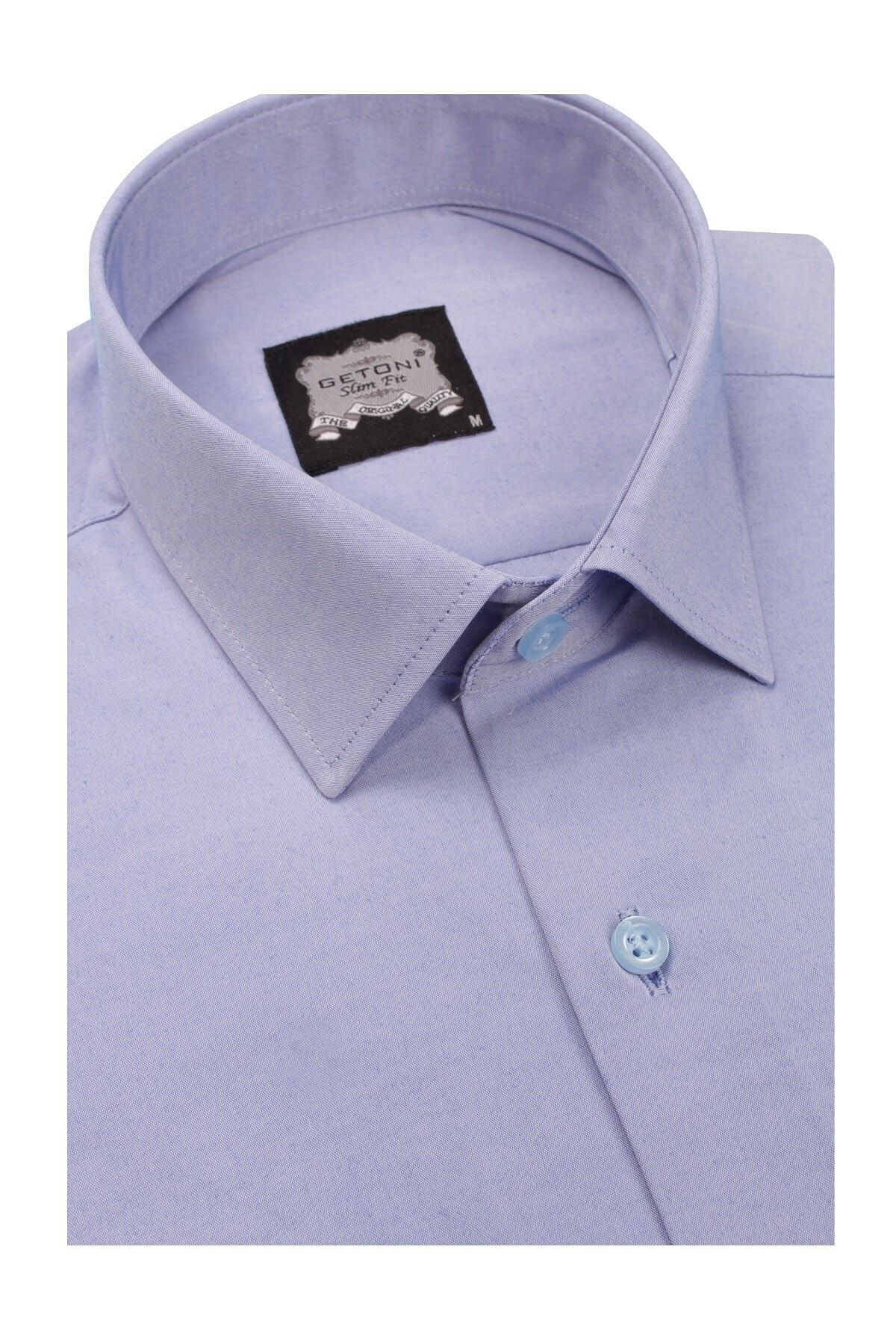 Slim Fit Armürlü Erkek Gömlek