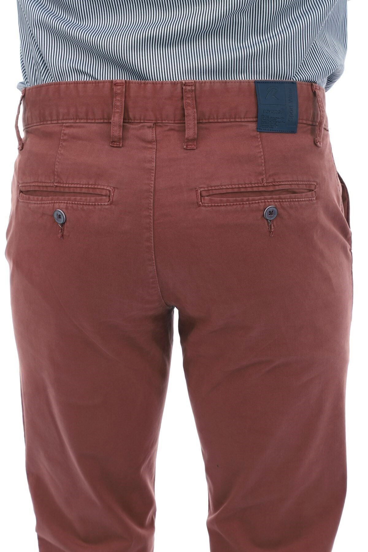 Gül Kurusu Chıno Slim Fit Pantolon
