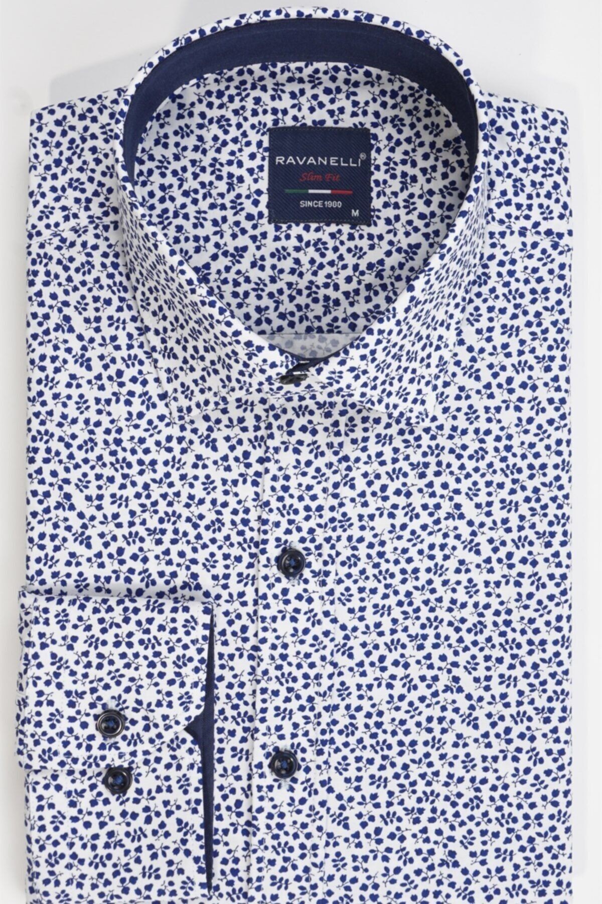 Dienze Ravanelli Slim Fit Baskılı Erkek Gömlek K1029-12