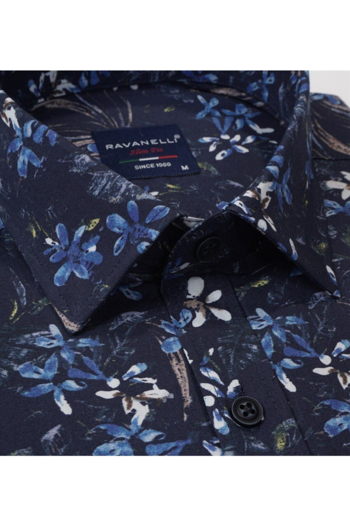 Slim Fit Dijital Baskılı Erkek Gömlek
