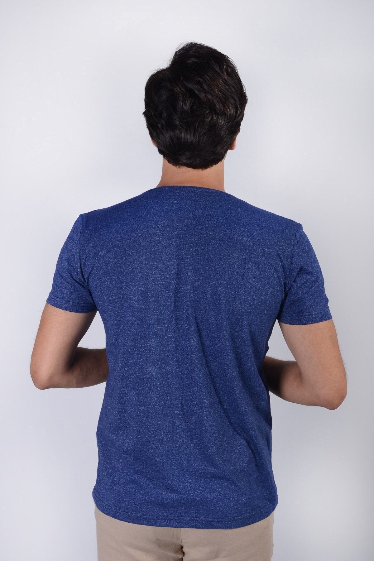 Erkek Mavi T-shirt