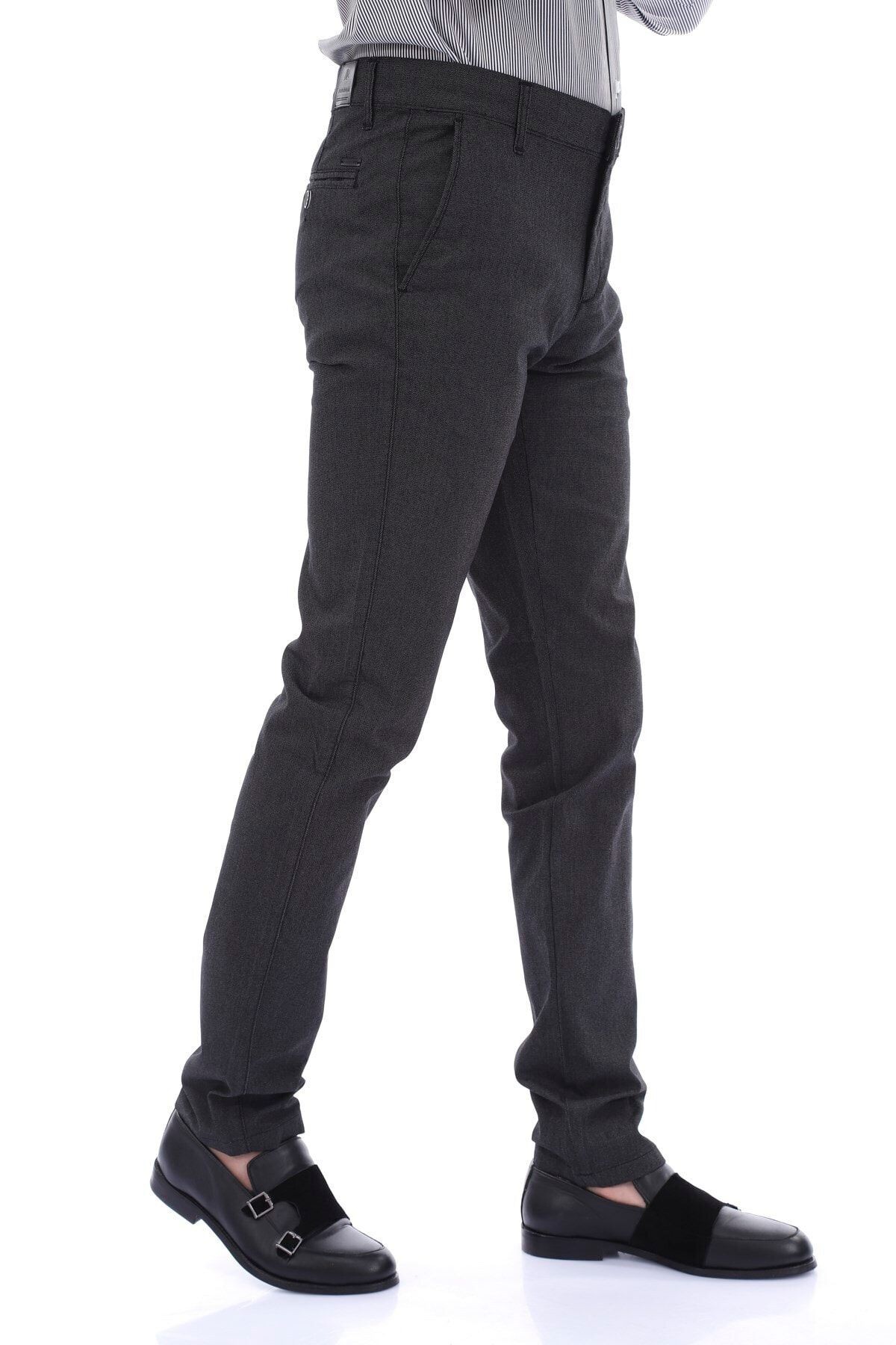 Siyah Chıno Regular Fit Pantolon