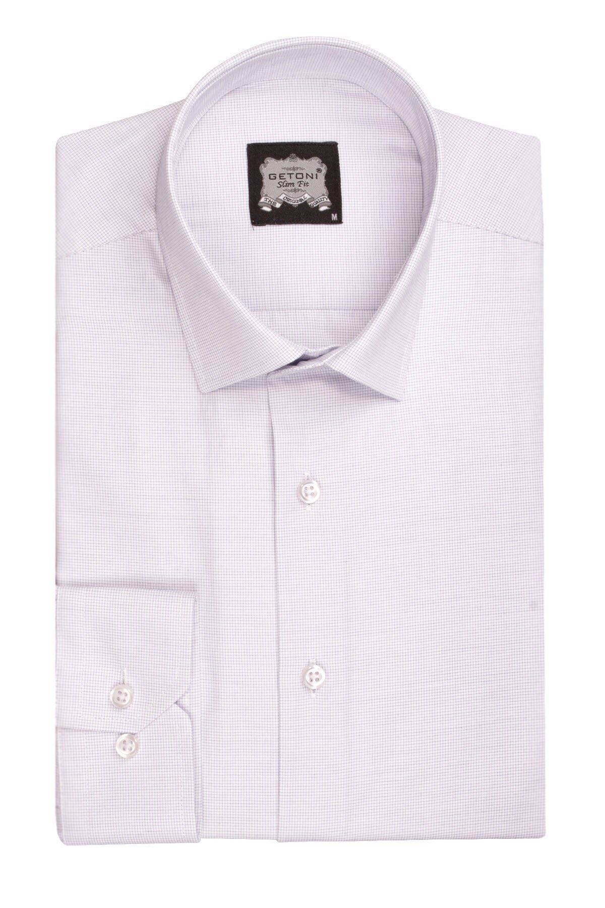 Slim Fit Armürlü Erkek Gömlek