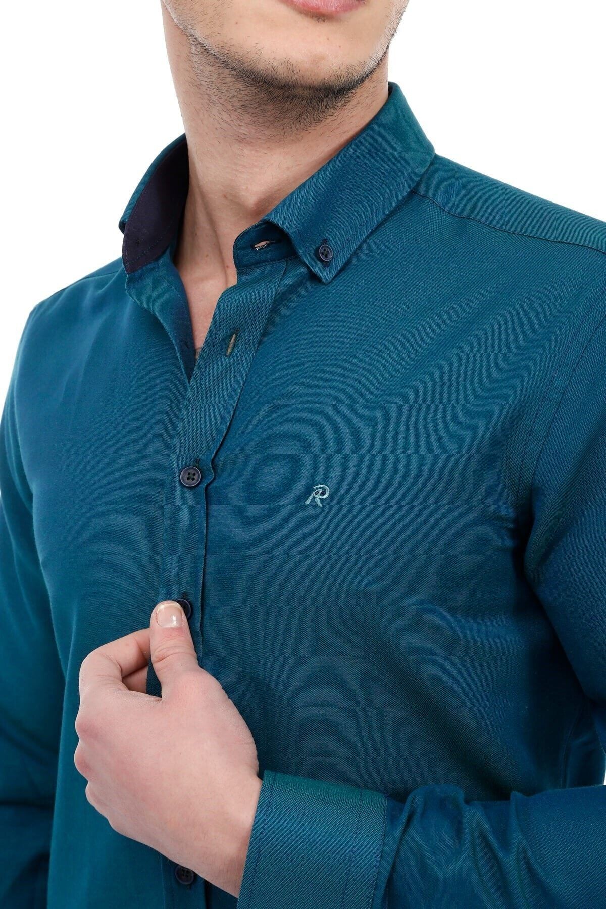 Haki Slim Fit Gömlek