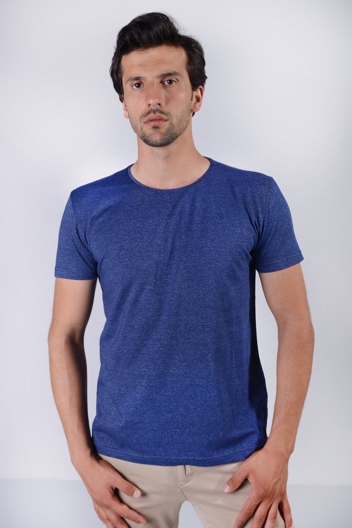Erkek Mavi T-shirt